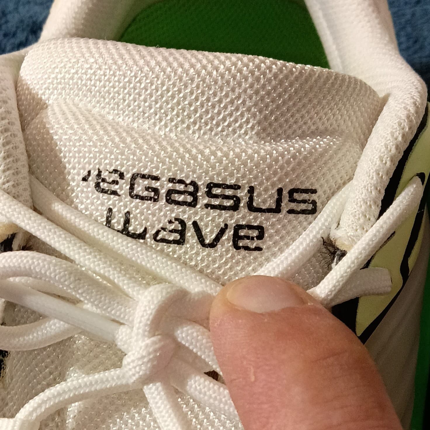Nike Pegasus Wave Men’s Running Sneaker US 9.5 White/Green/Gray IB0612-103 - Thumbnail 7