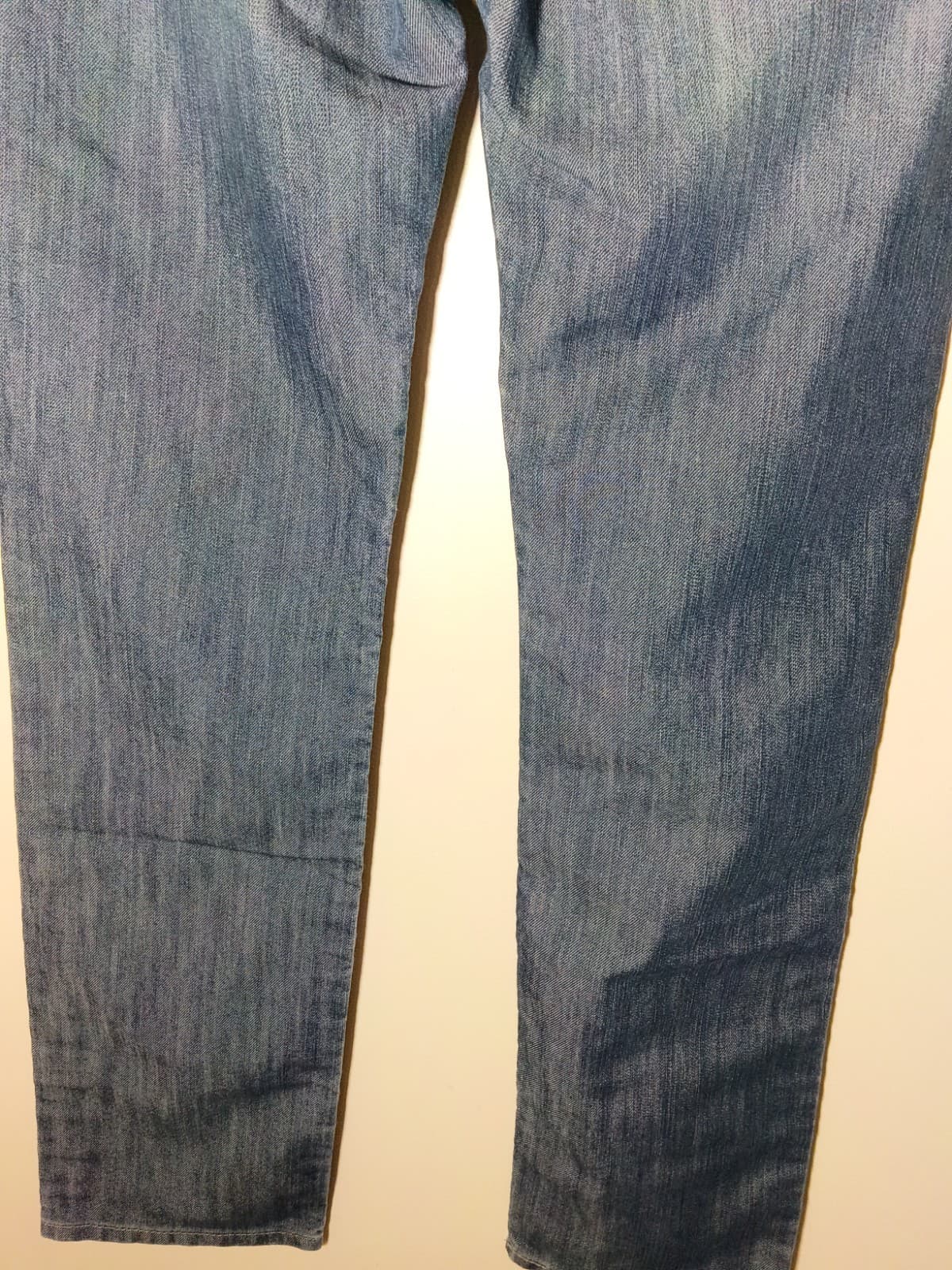 Levi's Men's Straight Fit Blue Light Wash Denim Jeans Mid Rise 5-Pocket - Thumbnail 7