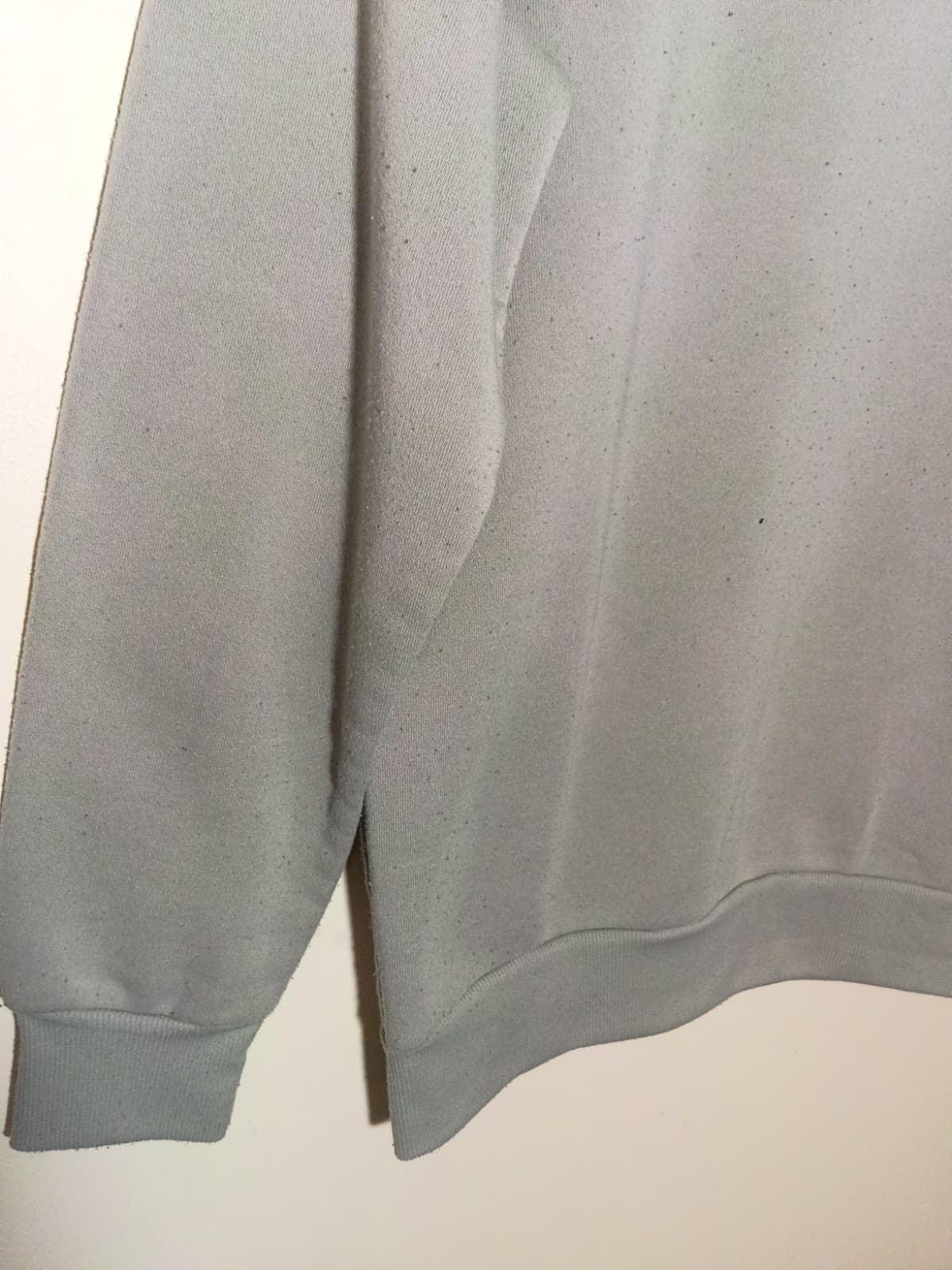 Crooks & Castles Men's Size M Gray Crewneck Fleece Pullover Logo Sweatshirt - Thumbnail 5