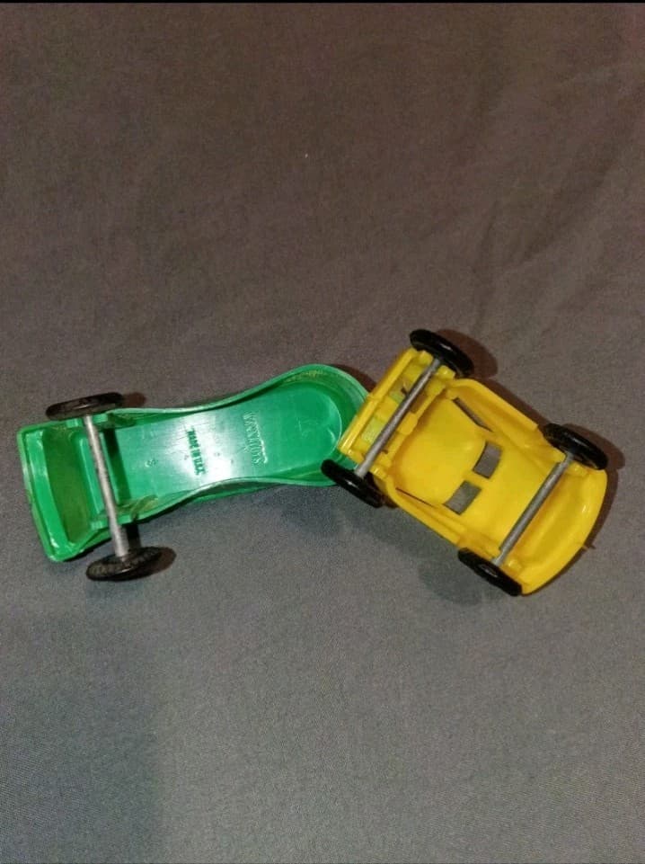 Nylint Vintage Plastic Toy Semi Truck & Trailer Yellow Cab Green Trailer - Thumbnail 4