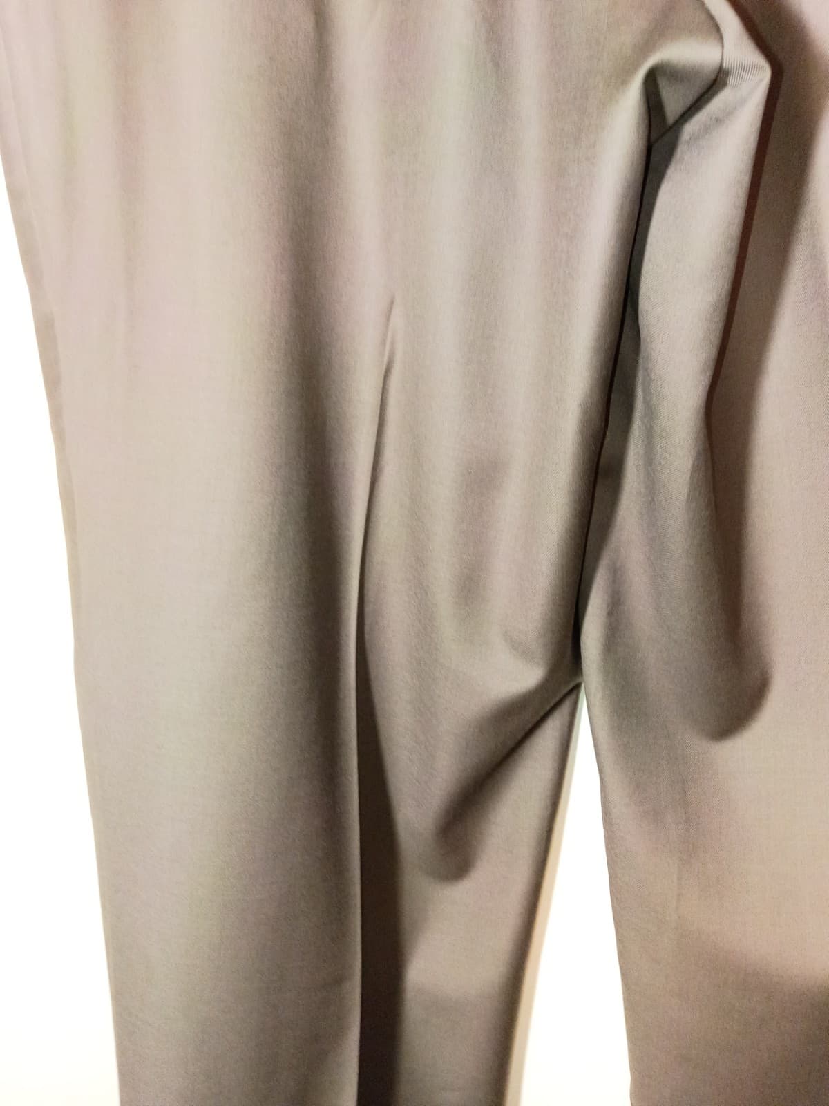 Ralph Lauren Lauren Dress Pants Mens 38 Gray Wool Cashmere Pleated Cuffed - Thumbnail 7