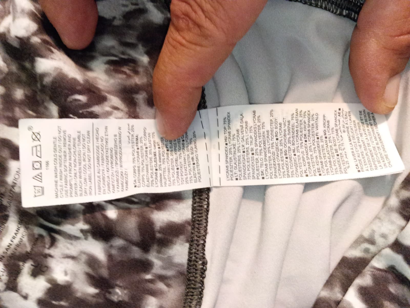 Athleta Salutation Stash 7/8 High Rise Floral Ankle Leggings Pockets Size 6 - Thumbnail 10