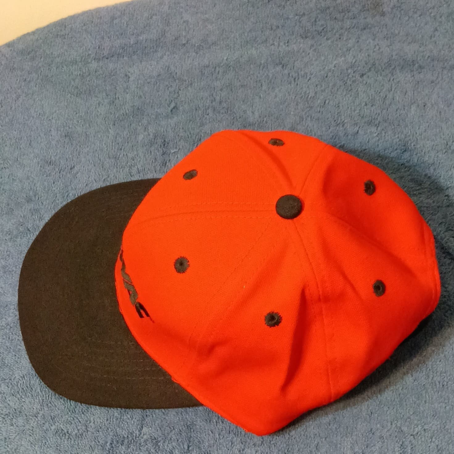 Rayovac Logo Baseball Cap Hat Mens One Size Adjustable Red Black Solid - Thumbnail 5