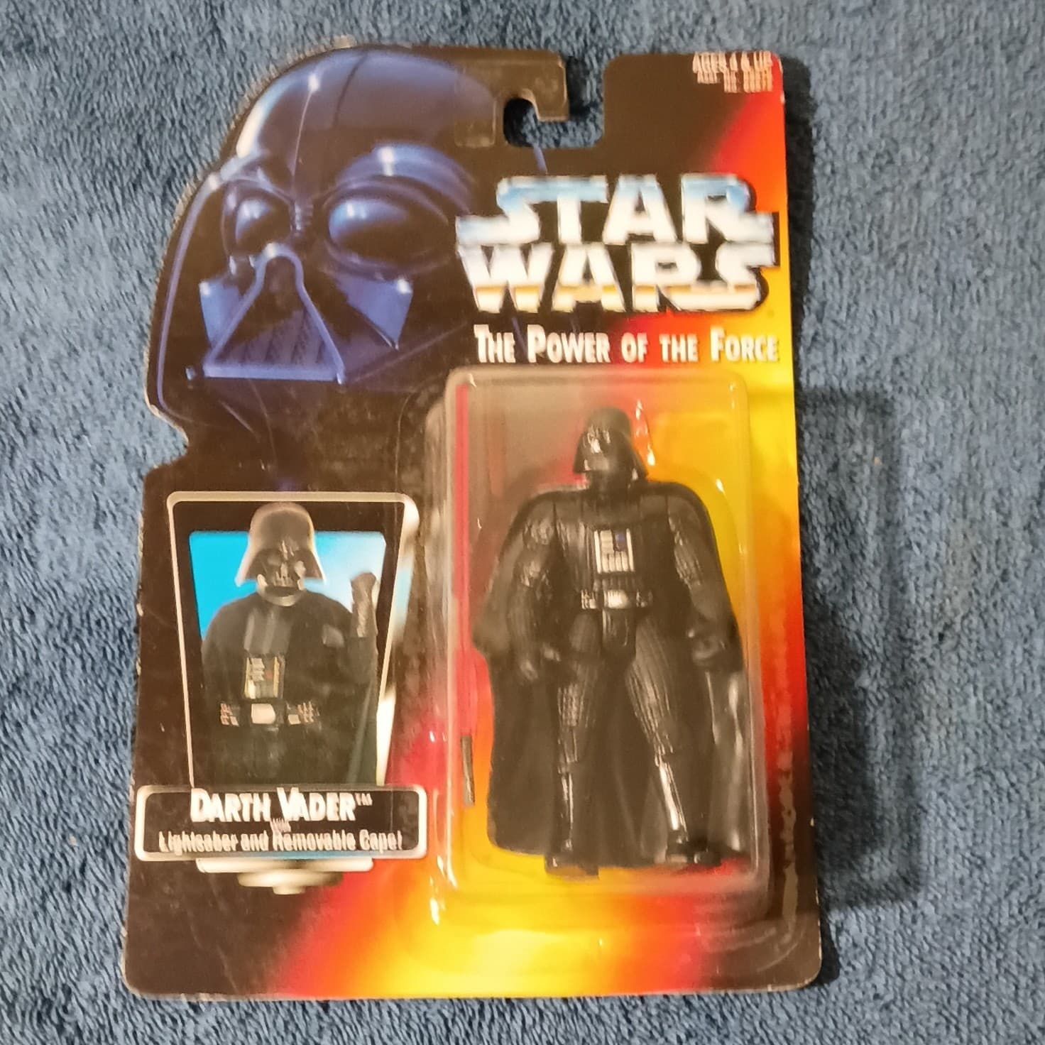 Kenner Star Wars POTF Darth Vader Figure w/ Retractable Lightsaber Beam 1995
