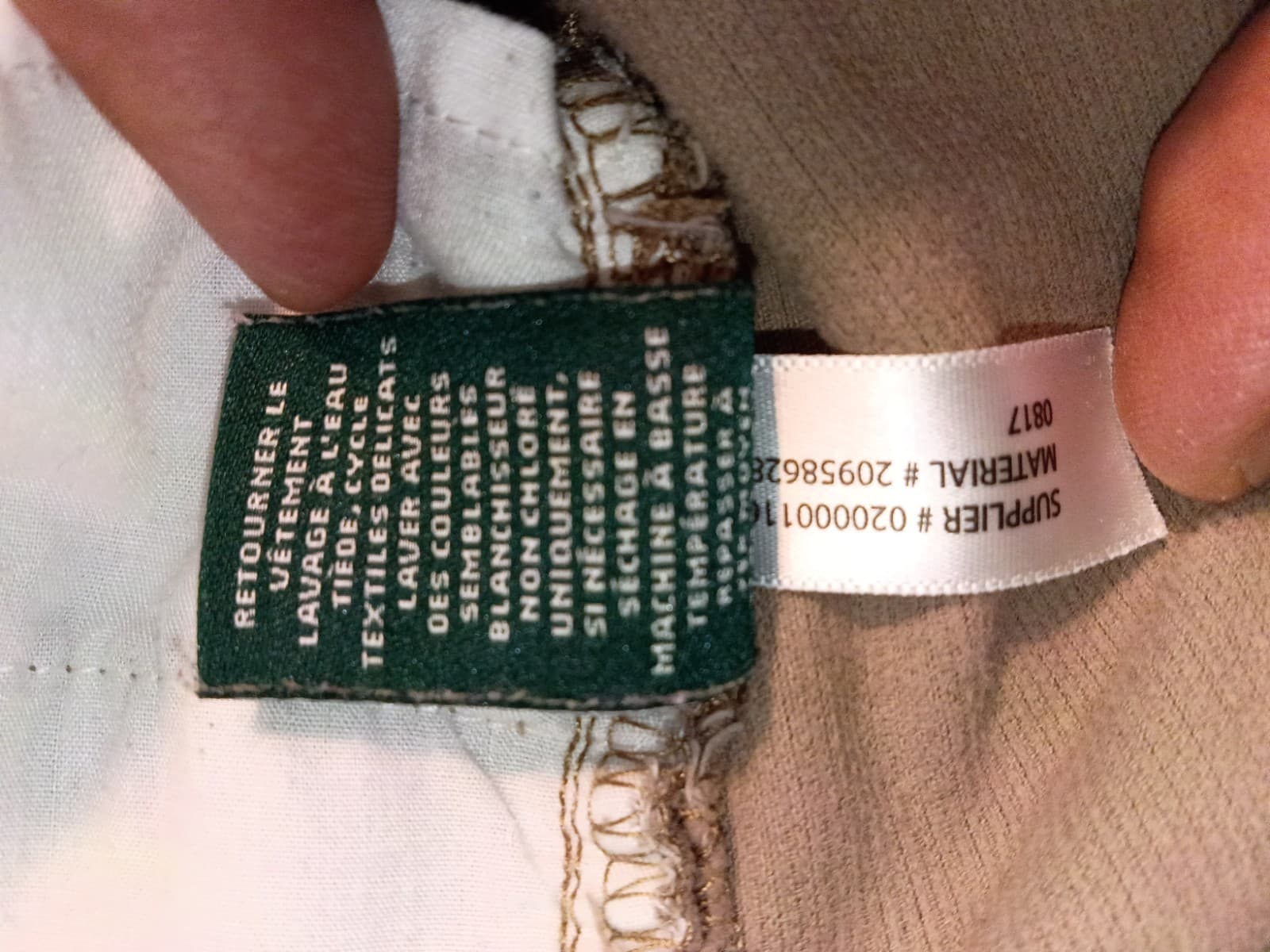 Lauren Ralph Lauren Brown Corduroy Straight Pants Zip Pockets Sz 14 - Thumbnail 8