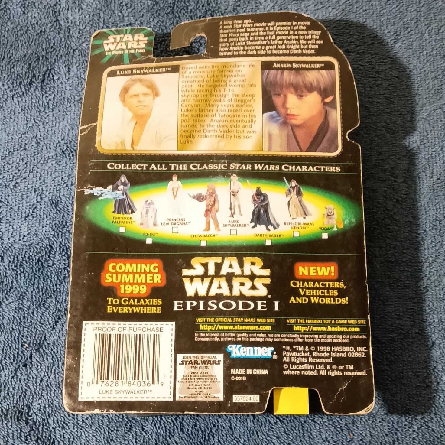 Kenner Star Wars POTF Luke Skywalker Figure w/ Blaster, Binocs 1998 - Thumbnail 2