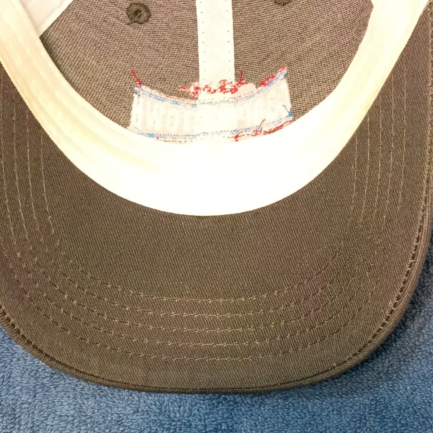 Ouray Trucker Hat Mens One Size Adjustable Mesh Back Cooperstown NY Gray White - Thumbnail 7