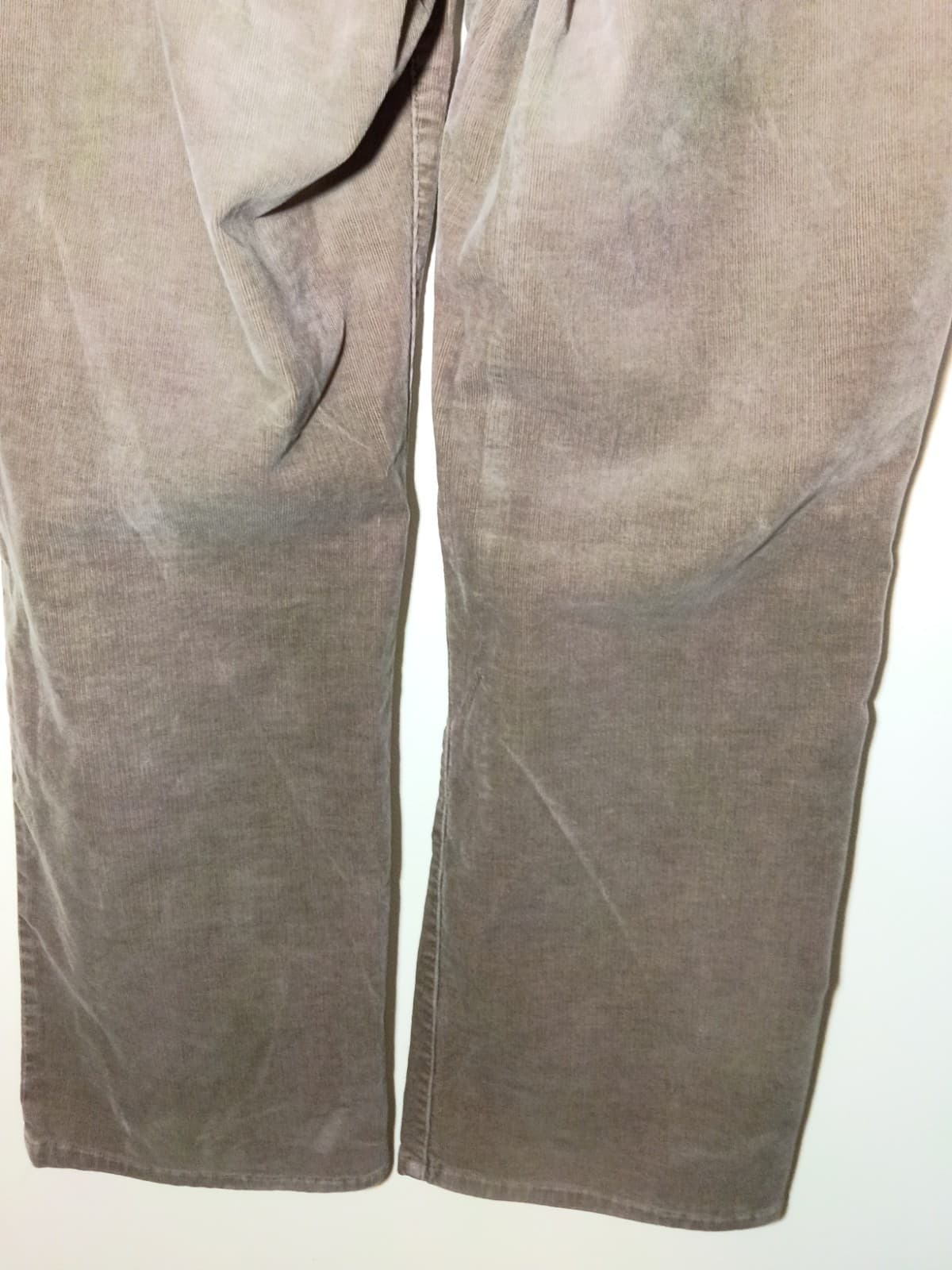 Lauren Ralph Lauren Brown Corduroy Straight Pants Zip Pockets Sz 14 - Thumbnail 6