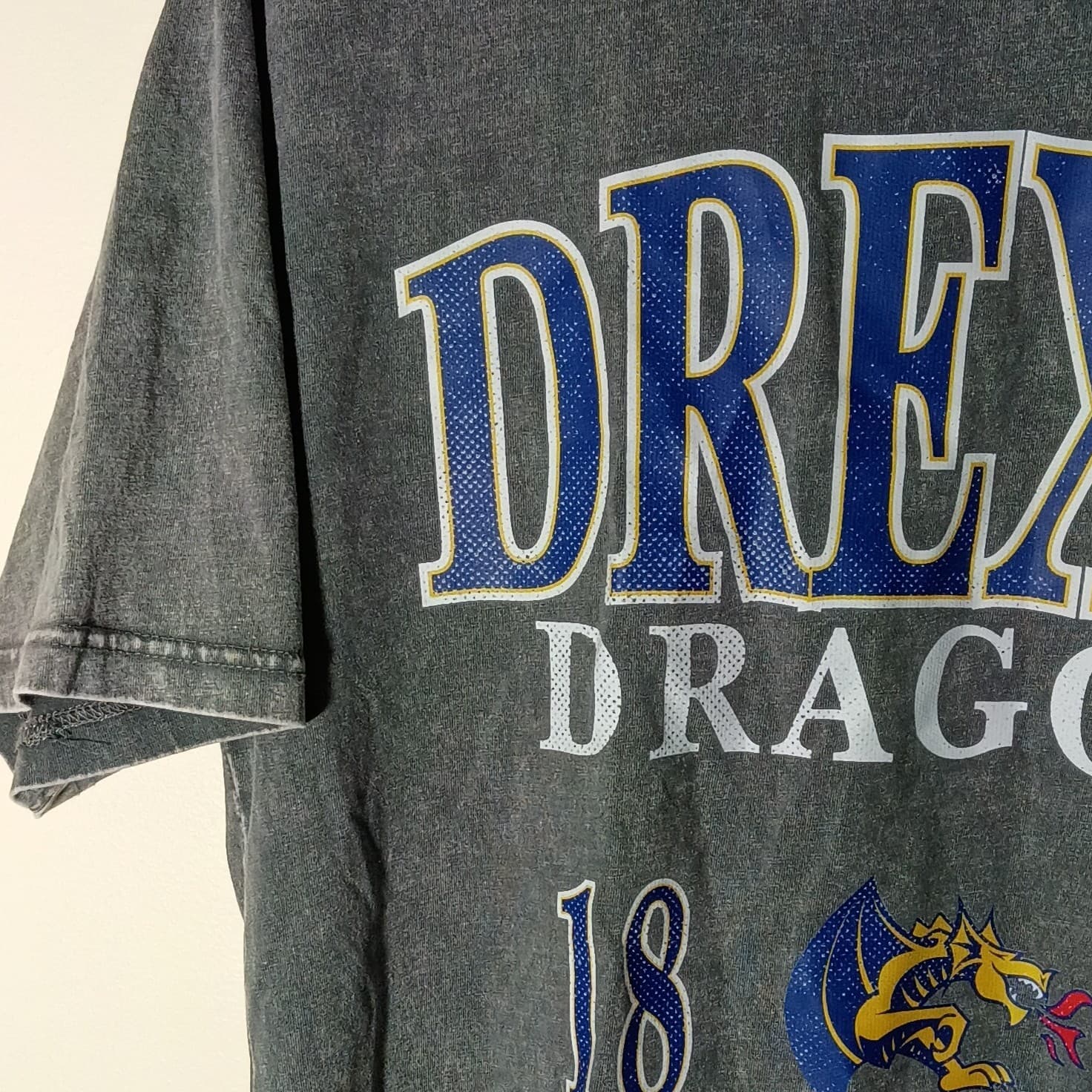 Gameday Couture Drexel Dragons Gray Graphic Logo Crew Neck T-Shirt Mens Size M - Thumbnail 7