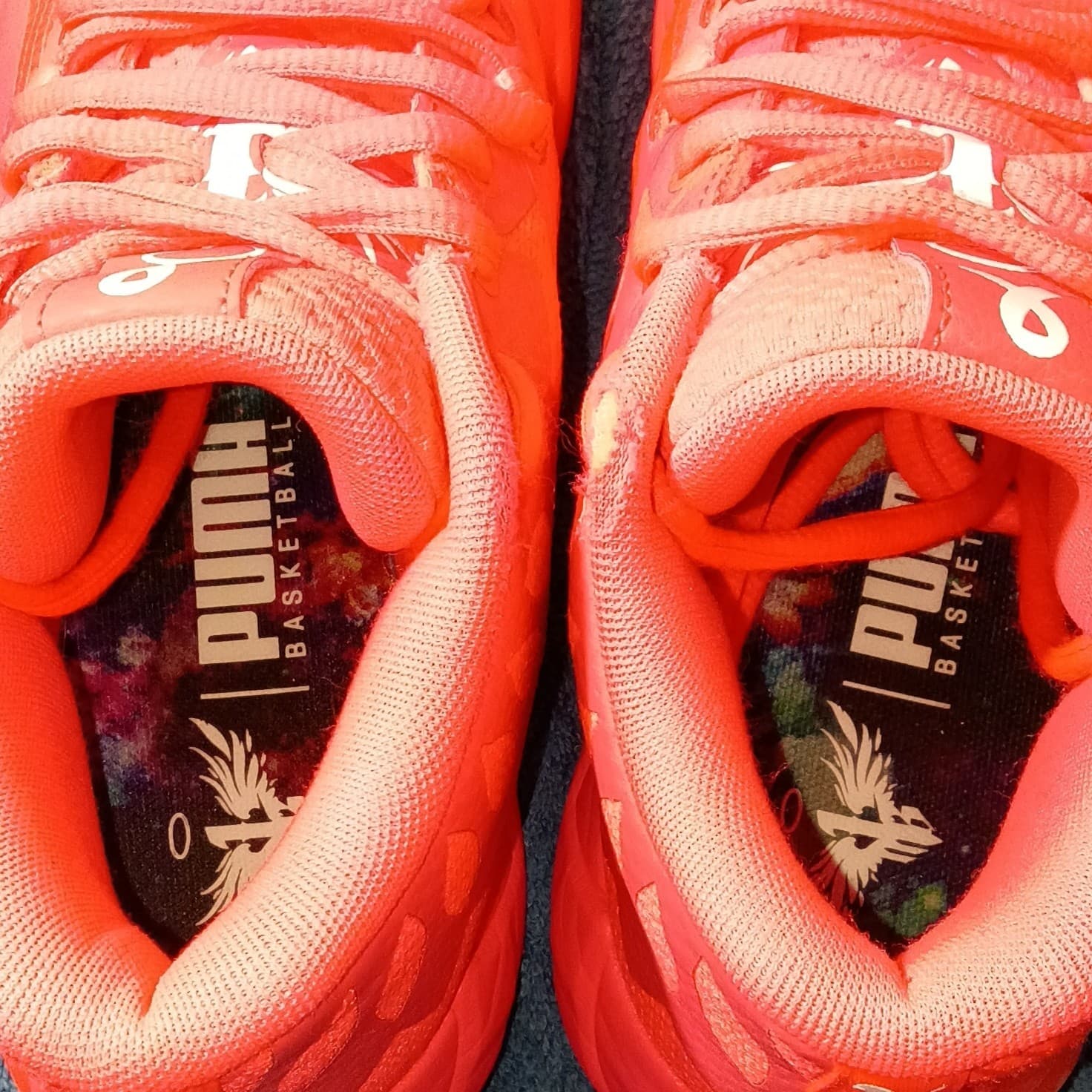 PUMA Sneakers Mens 7 Pink Lamelo Breast Cancer Awareness Basketball 309824-01 - Thumbnail 7