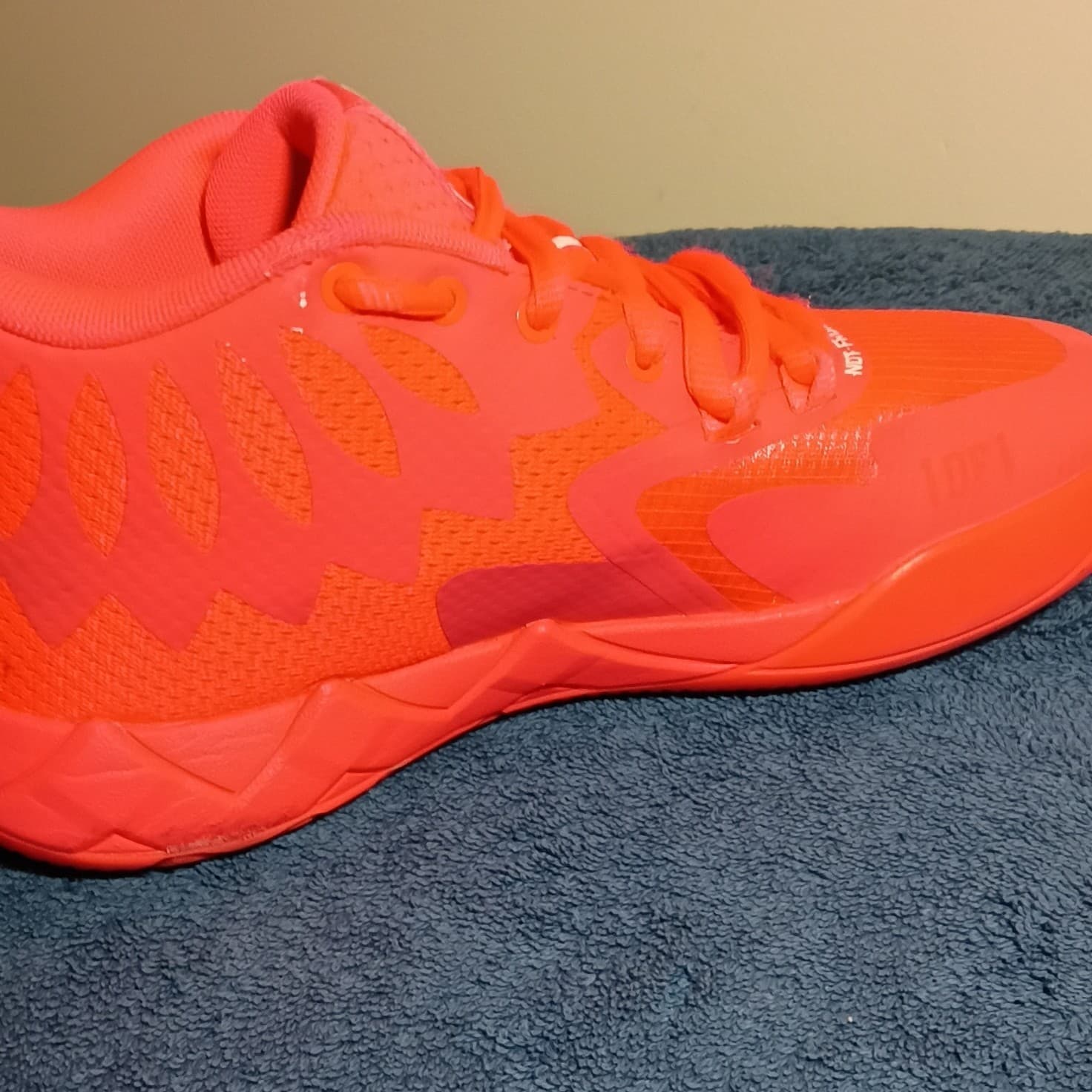 PUMA Sneakers Mens 7 Pink Lamelo Breast Cancer Awareness Basketball 309824-01 - Thumbnail 11