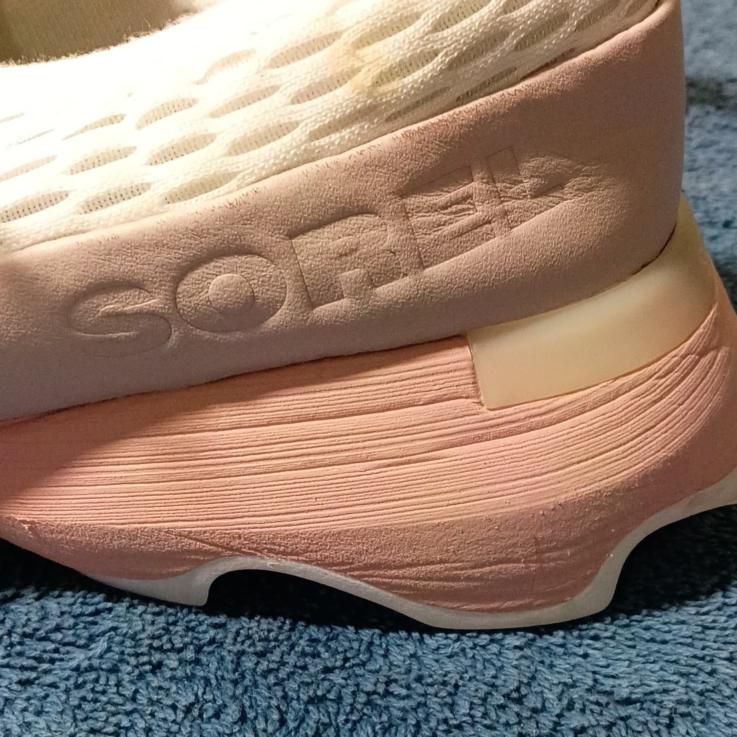 Sorel Kinetic Impact Lace Sneakers White Women’s 9.5 Running Casual Shoes - Thumbnail 9