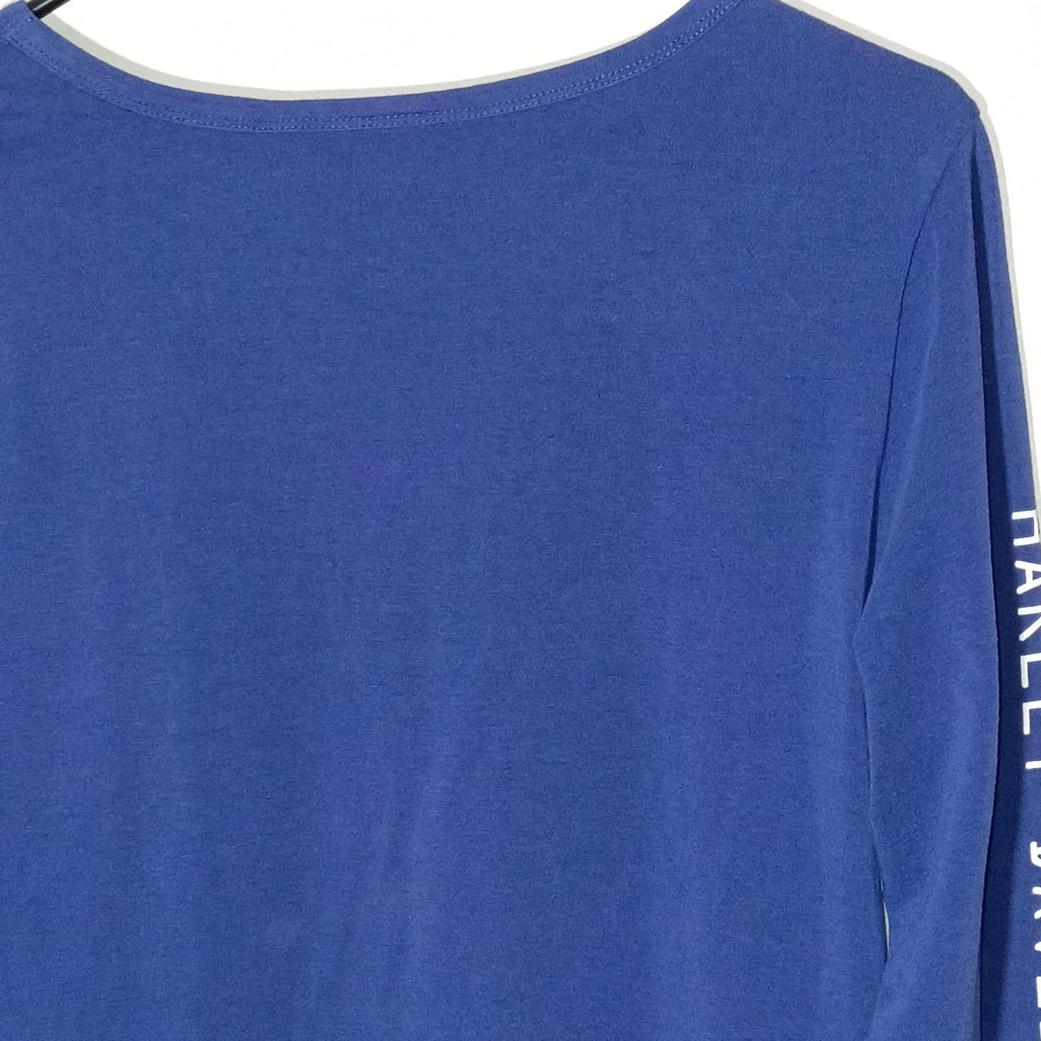 Harley Davidson Womens Shirt Tee Long Sleeve Purple White Stripe Large - Thumbnail 19