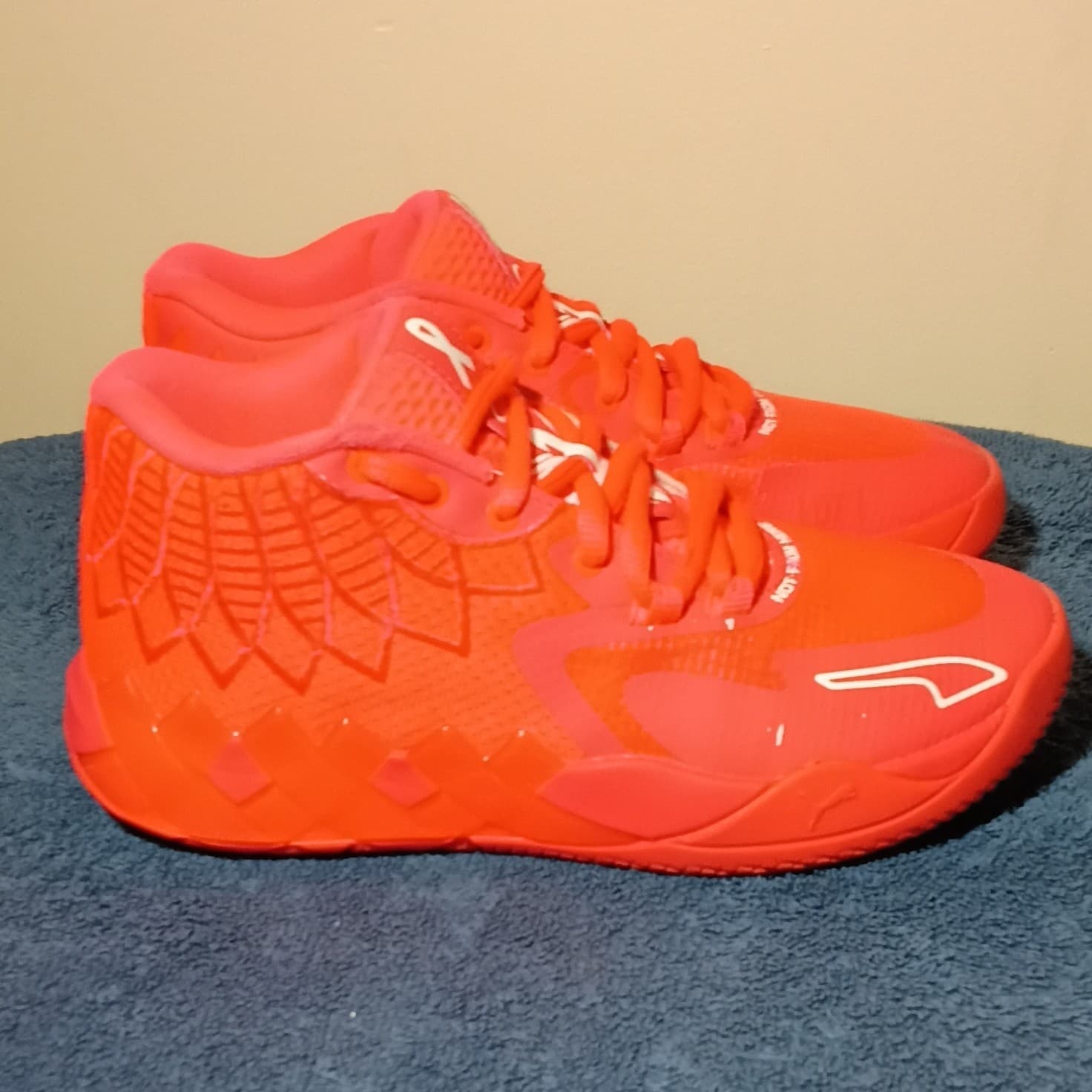 PUMA Sneakers Mens 7 Pink Lamelo Breast Cancer Awareness Basketball 309824-01 - Thumbnail 3