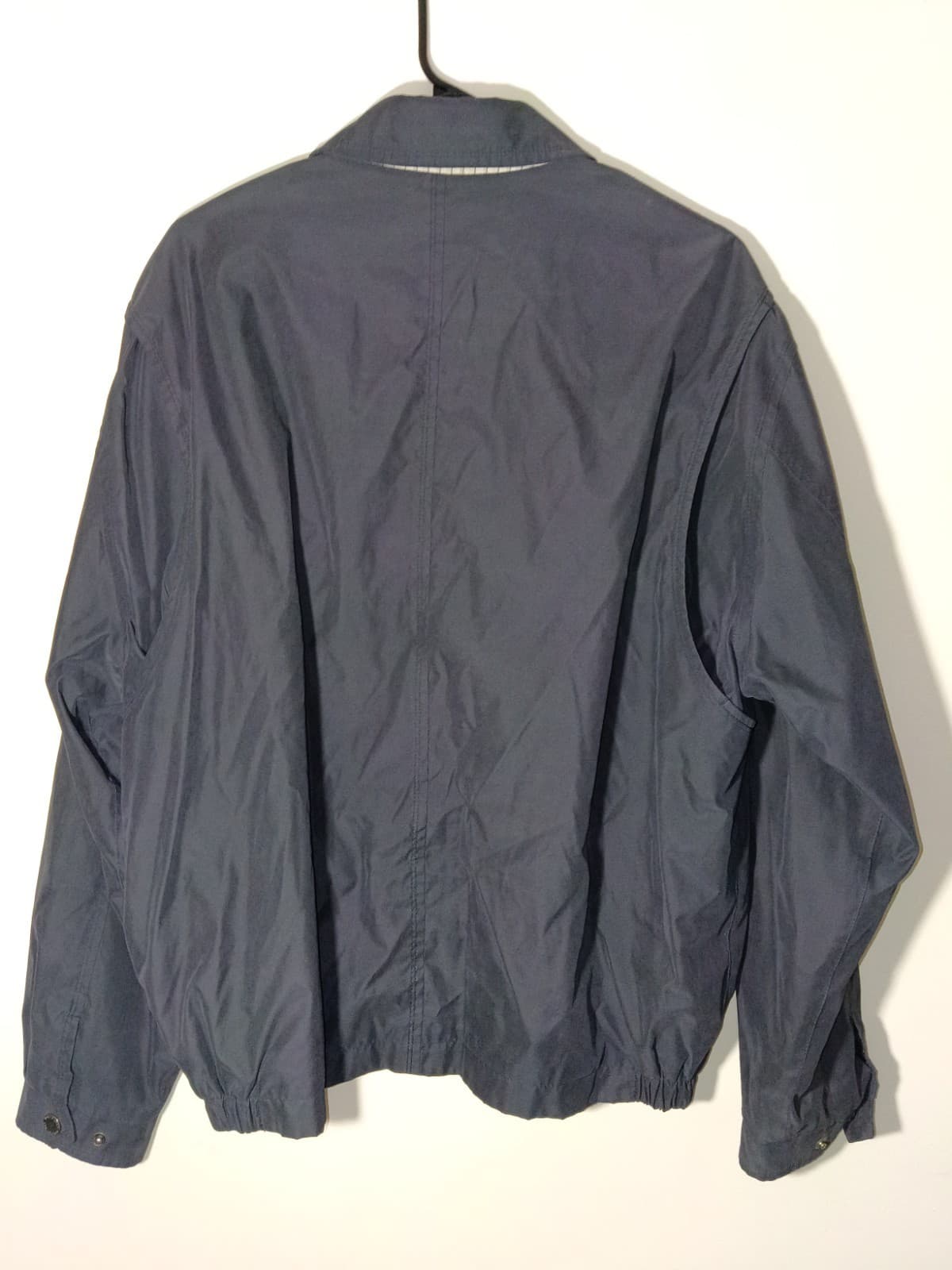 London Fog Men’s Navy Blue Zip-Up Jacket Size XL Mesh Lining Zip Pockets Vented - Thumbnail 8