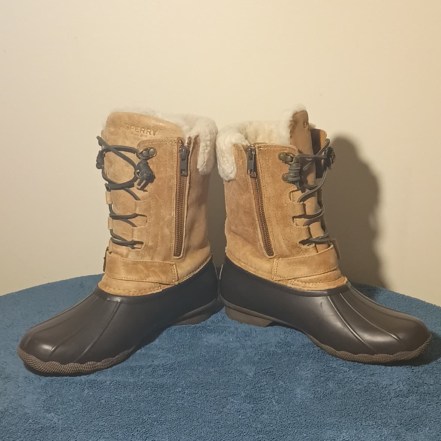 Sperry Saltwater Misty Women's Waterproof Rubber Duck Boots Size 6 - Thumbnail 7