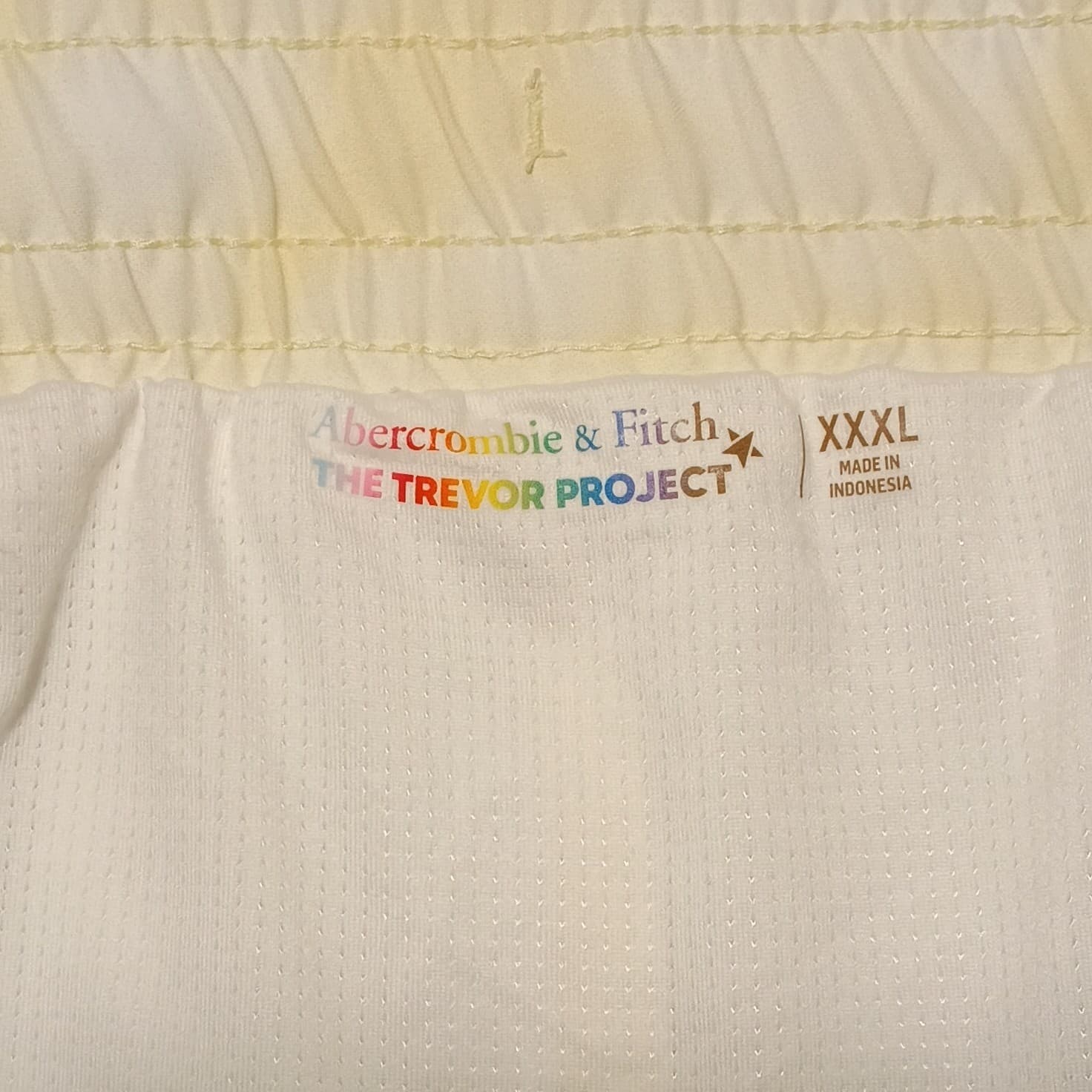 Abercrombie x The Trevor Project Gender Inclusive Pride Cabana Swim Trunk XXL - Thumbnail 2