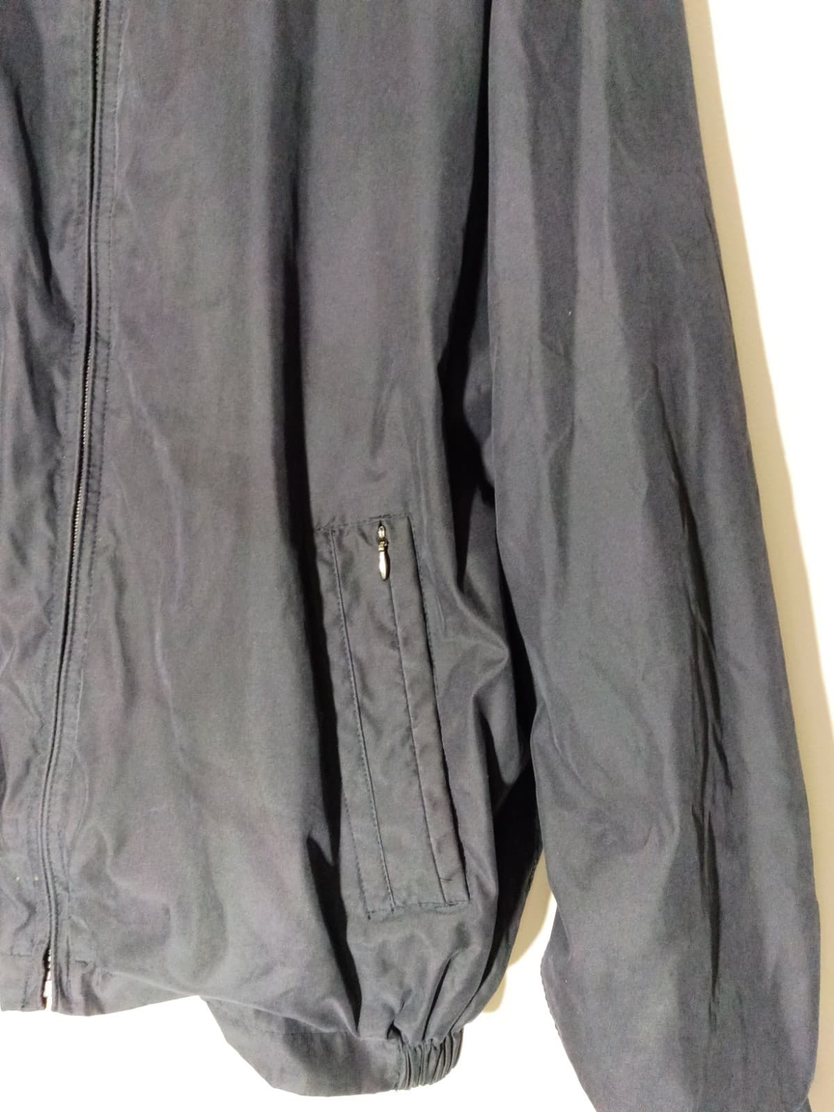 London Fog Men’s Navy Blue Zip-Up Jacket Size XL Mesh Lining Zip Pockets Vented - Thumbnail 4
