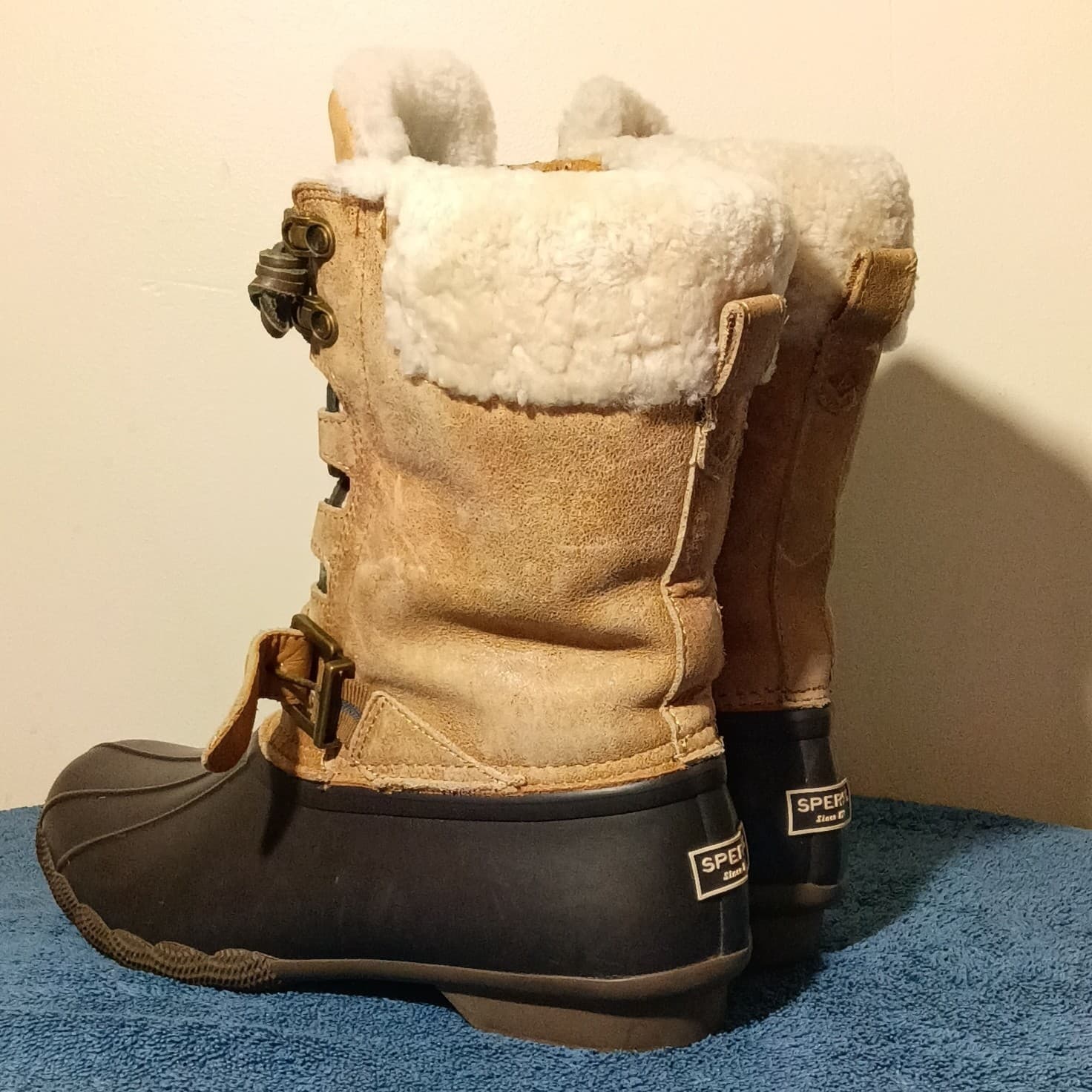 Sperry Saltwater Misty Women's Waterproof Rubber Duck Boots Size 6 - Thumbnail 5