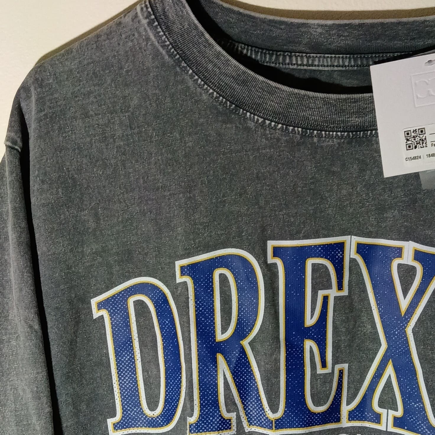 Gameday Couture Drexel Dragons Gray Graphic Logo Crew Neck T-Shirt Mens Size M - Thumbnail 8