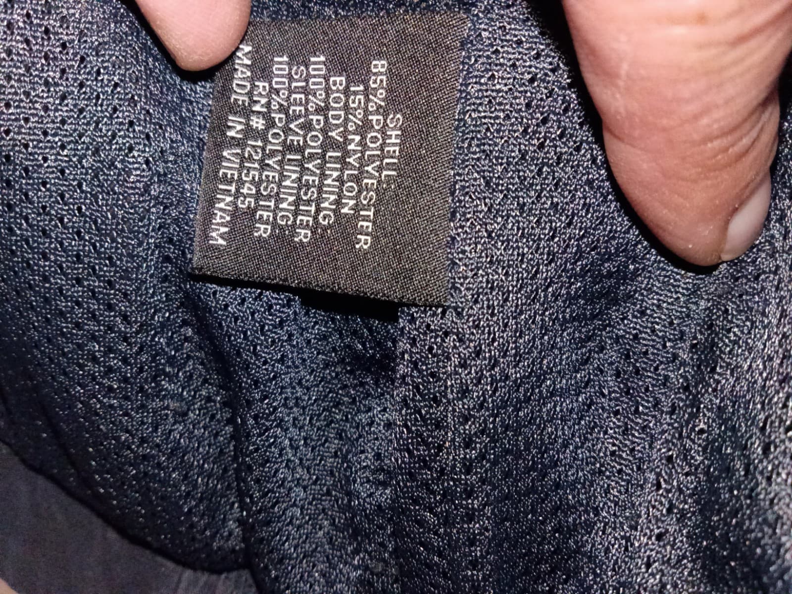 London Fog Men’s Navy Blue Zip-Up Jacket Size XL Mesh Lining Zip Pockets Vented - Thumbnail 16