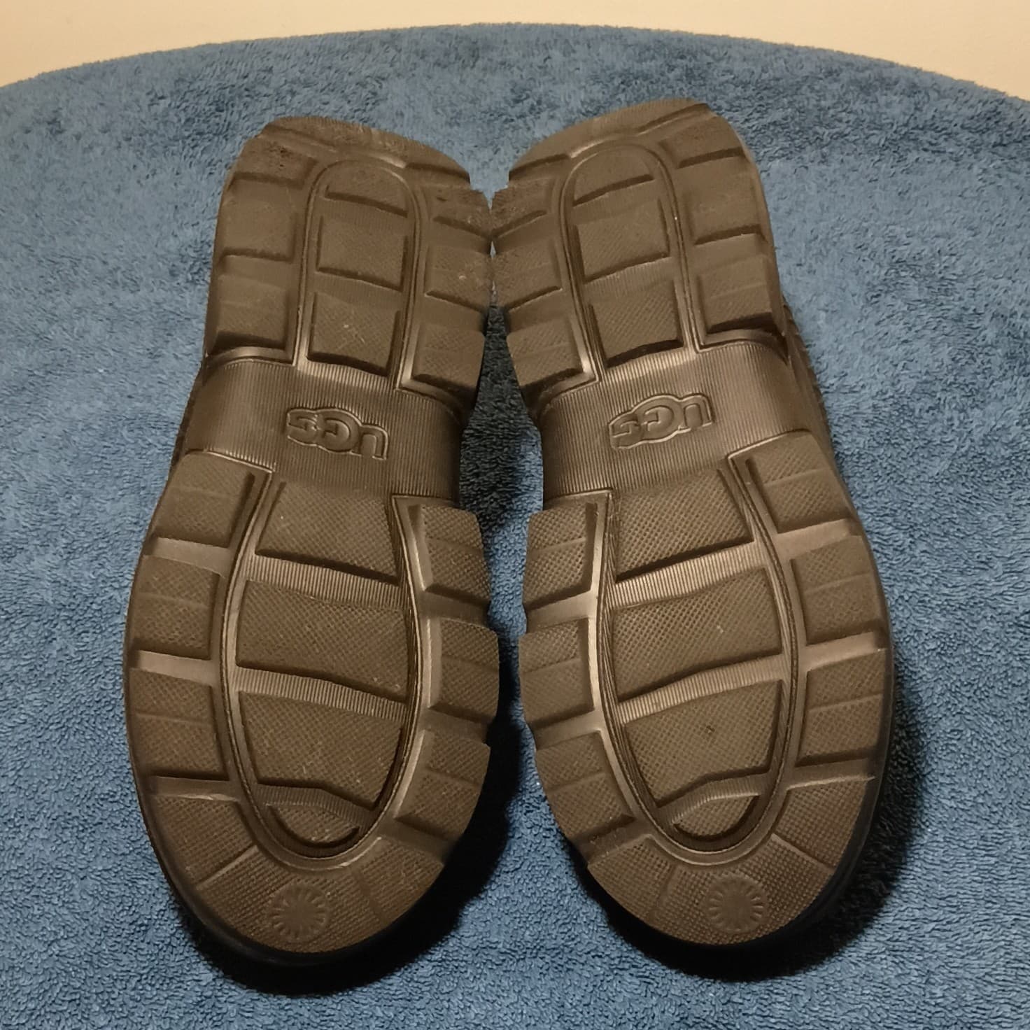 UGG Tasman Men's Black Slip Resistant Slip On Rubber Clog Casual Shoes Size 11 - Thumbnail 7