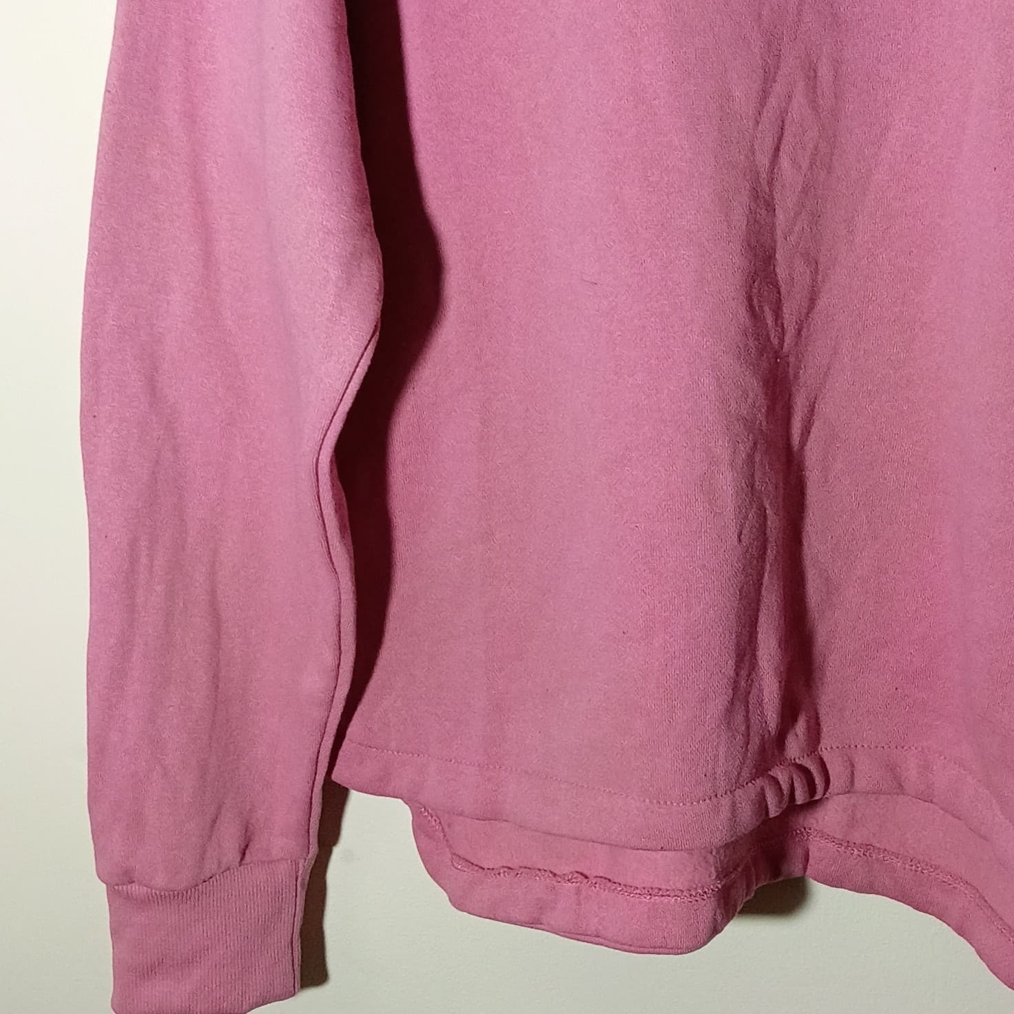 Spyder Pink Logo Crewneck Fleece Cotton Pullover Sweatshirt Women's L - Thumbnail 5