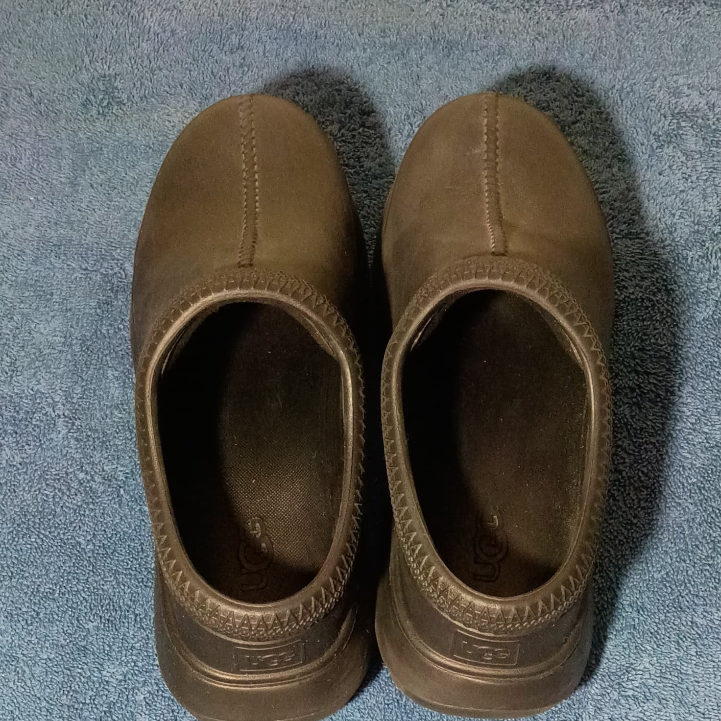 UGG Tasman Men's Black Slip Resistant Slip On Rubber Clog Casual Shoes Size 11 - Thumbnail 6