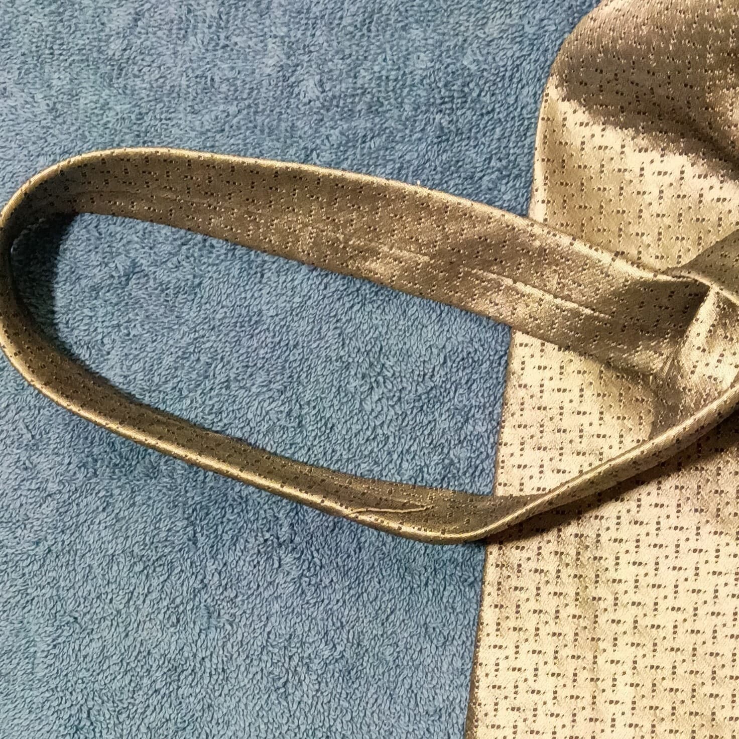 John Henry & Next Men’s Woven Tie Lot 2 Silk & Polyester Silver Purple Geometric - Thumbnail 6