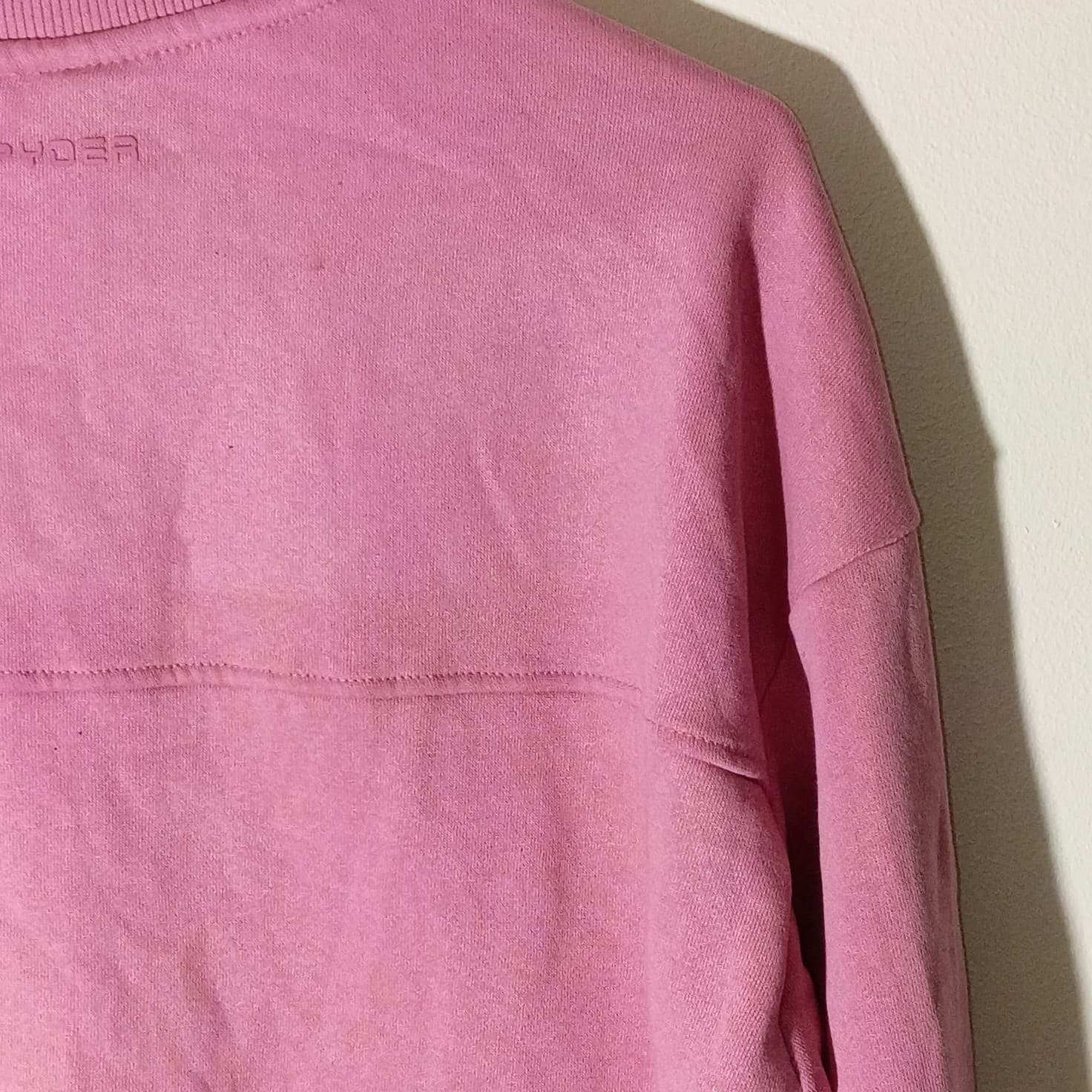 Spyder Pink Logo Crewneck Fleece Cotton Pullover Sweatshirt Women's L - Thumbnail 11