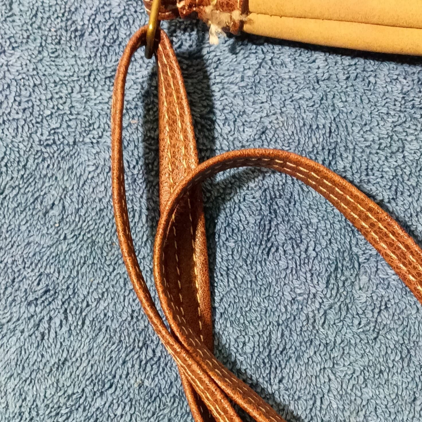 BOC Crossbody Purse Shoulder Bag Brown Tan Leather Born Concept B.O.C. Handbag - Thumbnail 16