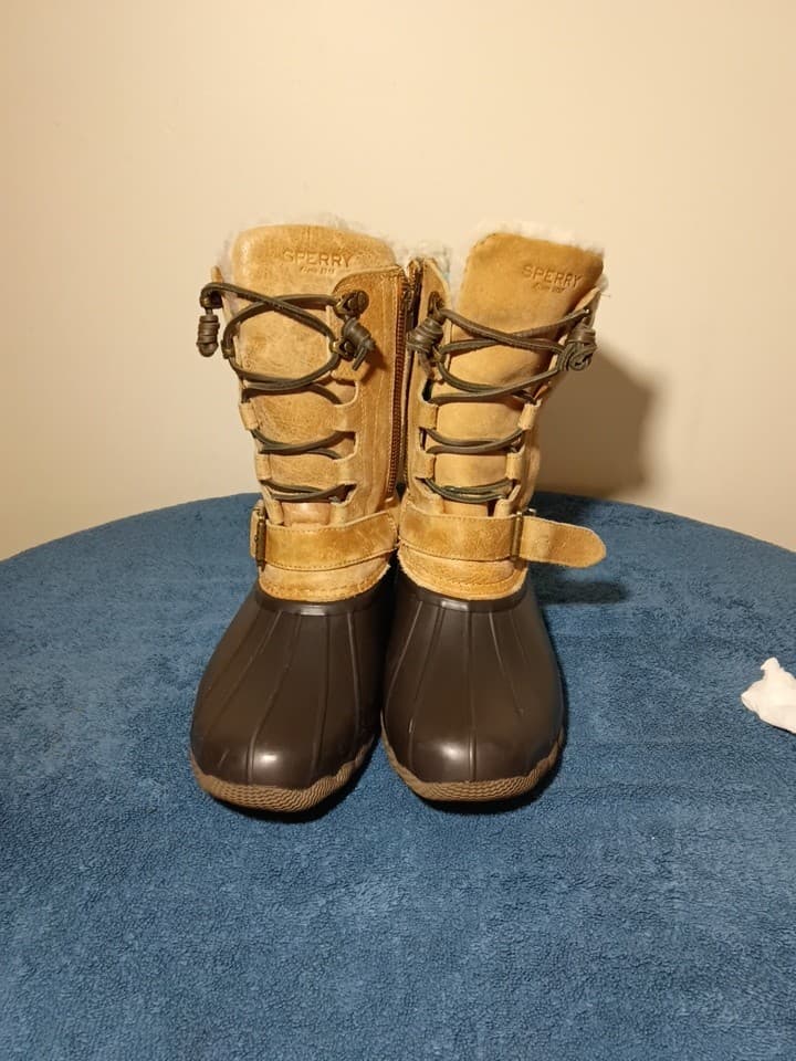 Sperry Saltwater Misty Women's Waterproof Rubber Duck Boots Size 6 - Thumbnail 22