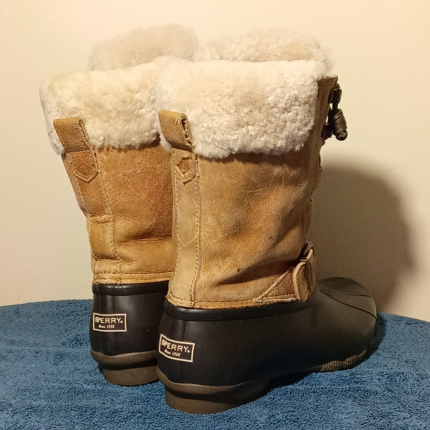 Sperry Saltwater Misty Women's Waterproof Rubber Duck Boots Size 6 - Thumbnail 4