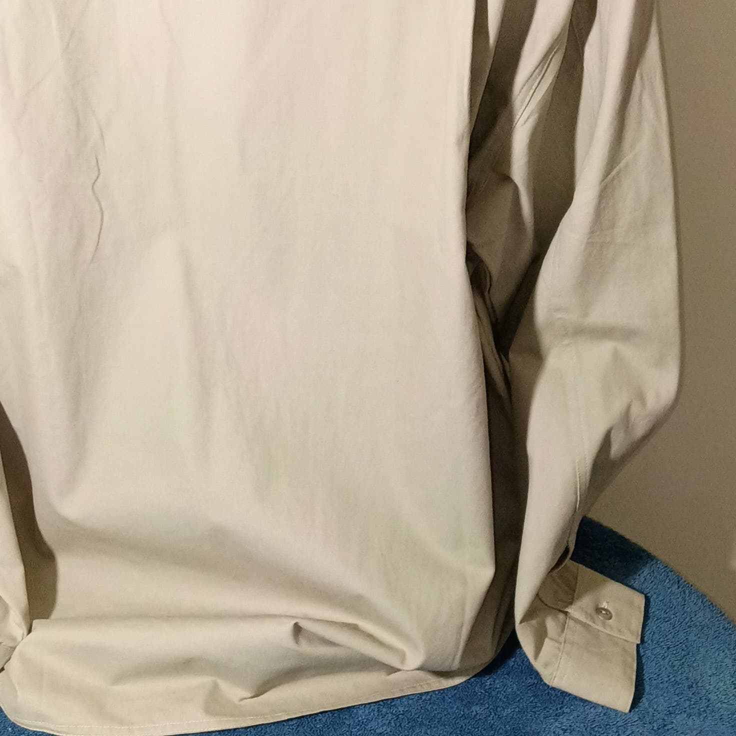 Vintage Marlboro Button Shirt Men 2XL Khaki Tan Safari Ranch Promo Pocket Work - Thumbnail 11