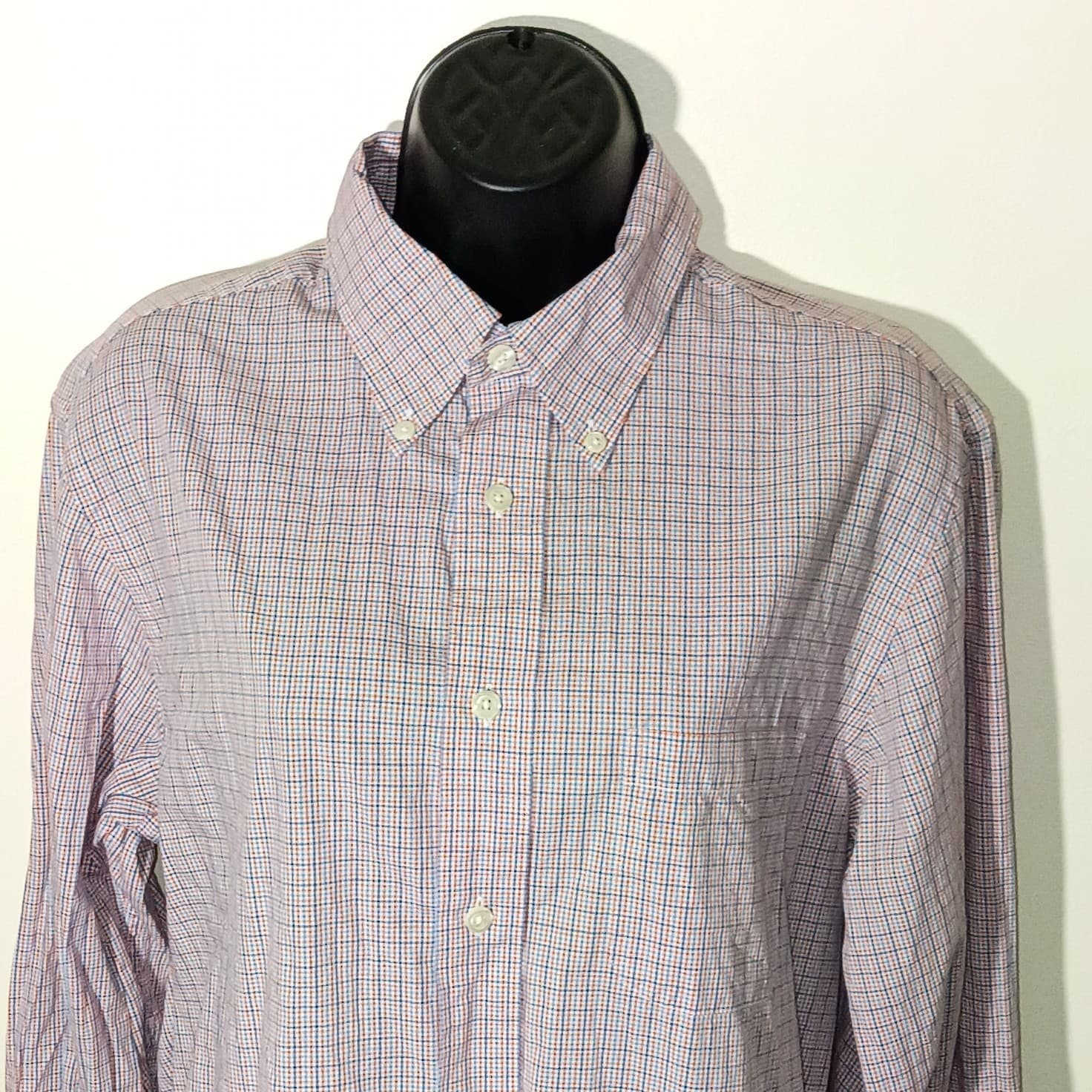 brooks brothers 346 Men’s Dress Shirt Multicolor Size medium - Thumbnail 2