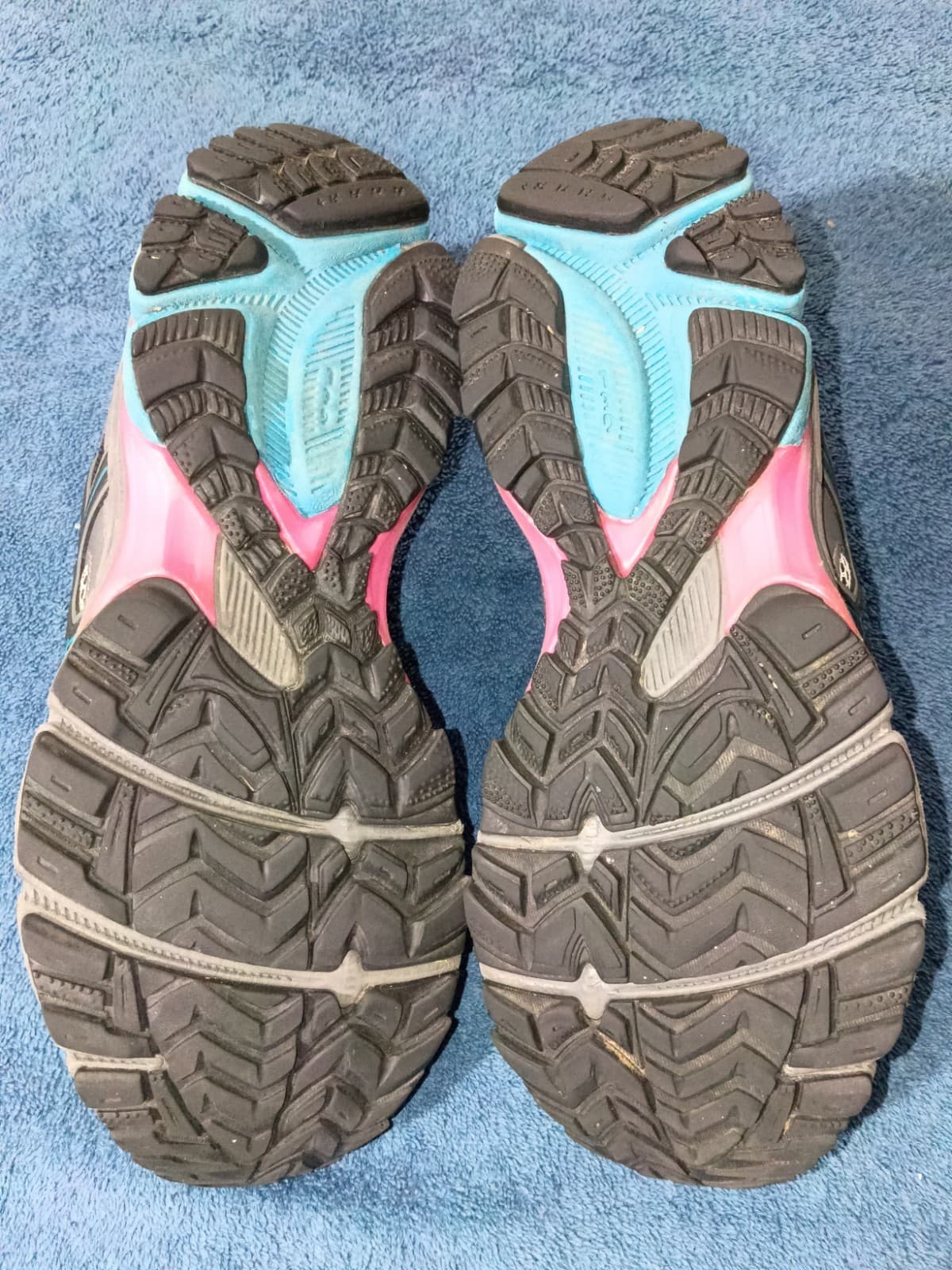 Asics Gel Kahana 8 Women Size 8.5 Shoes Gray Blue Pink Running Sneakers T6L5N - Thumbnail 8
