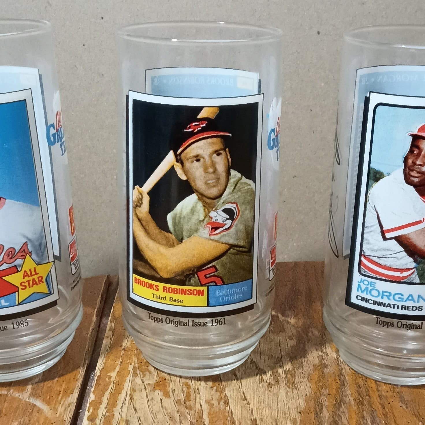 5 1993 McDonald’s All Time Greatest Team MLB Topps Baseball Glasses Mint - Thumbnail 3