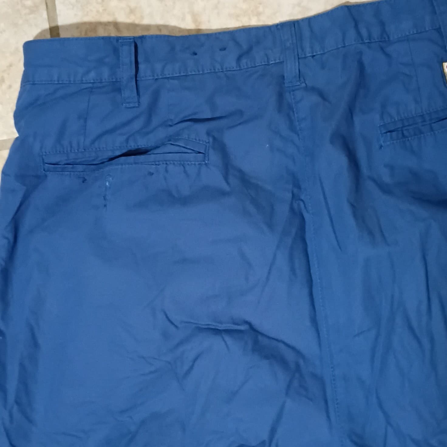 Chaps Ralph Lauren Shorts Mens 40 Blue Pleated Chino Cotton Pockets Summer - Thumbnail 12