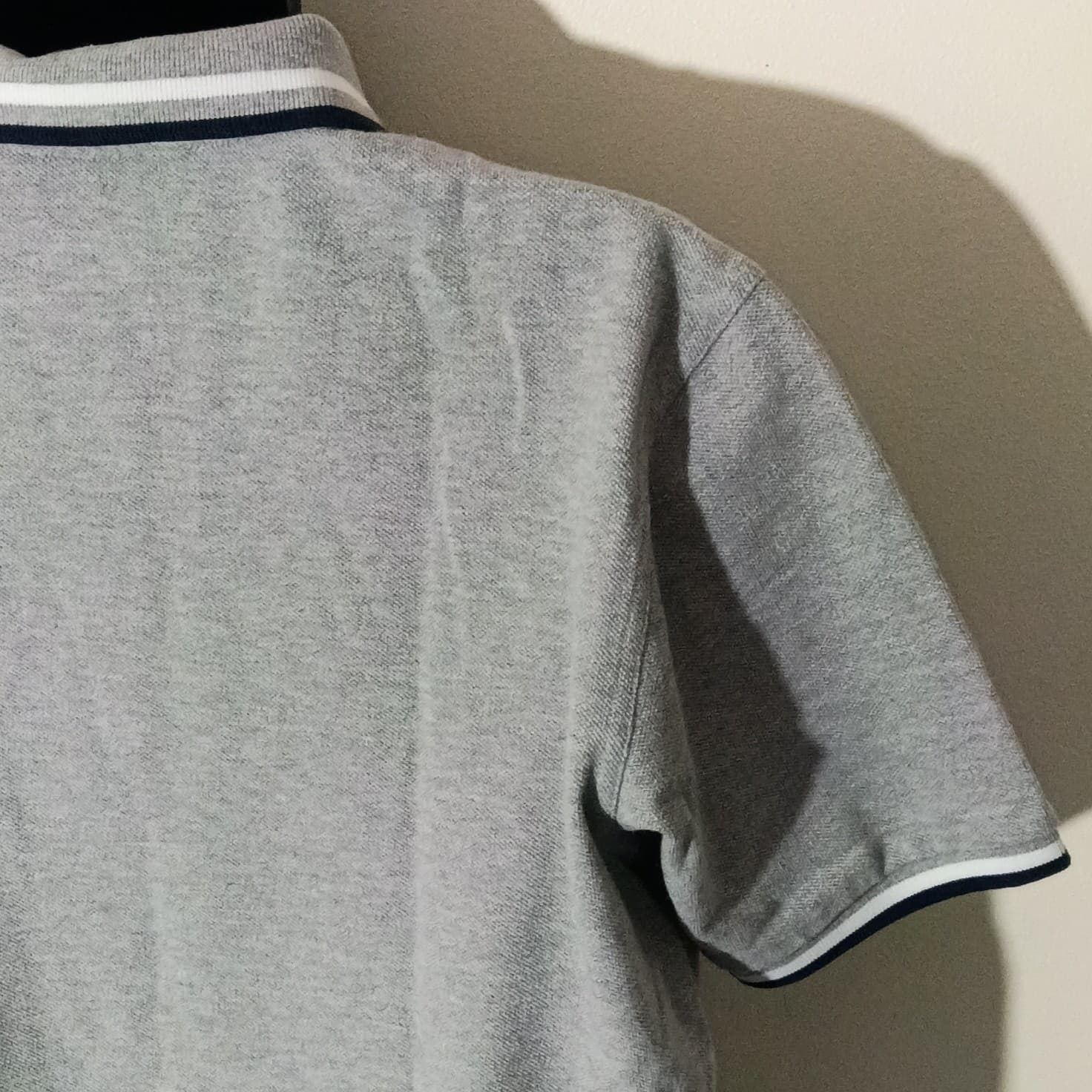 Brooks Brothers Short Sleeved Classic Slim Fit Gray Pique Polo Top Size XL - Thumbnail 7