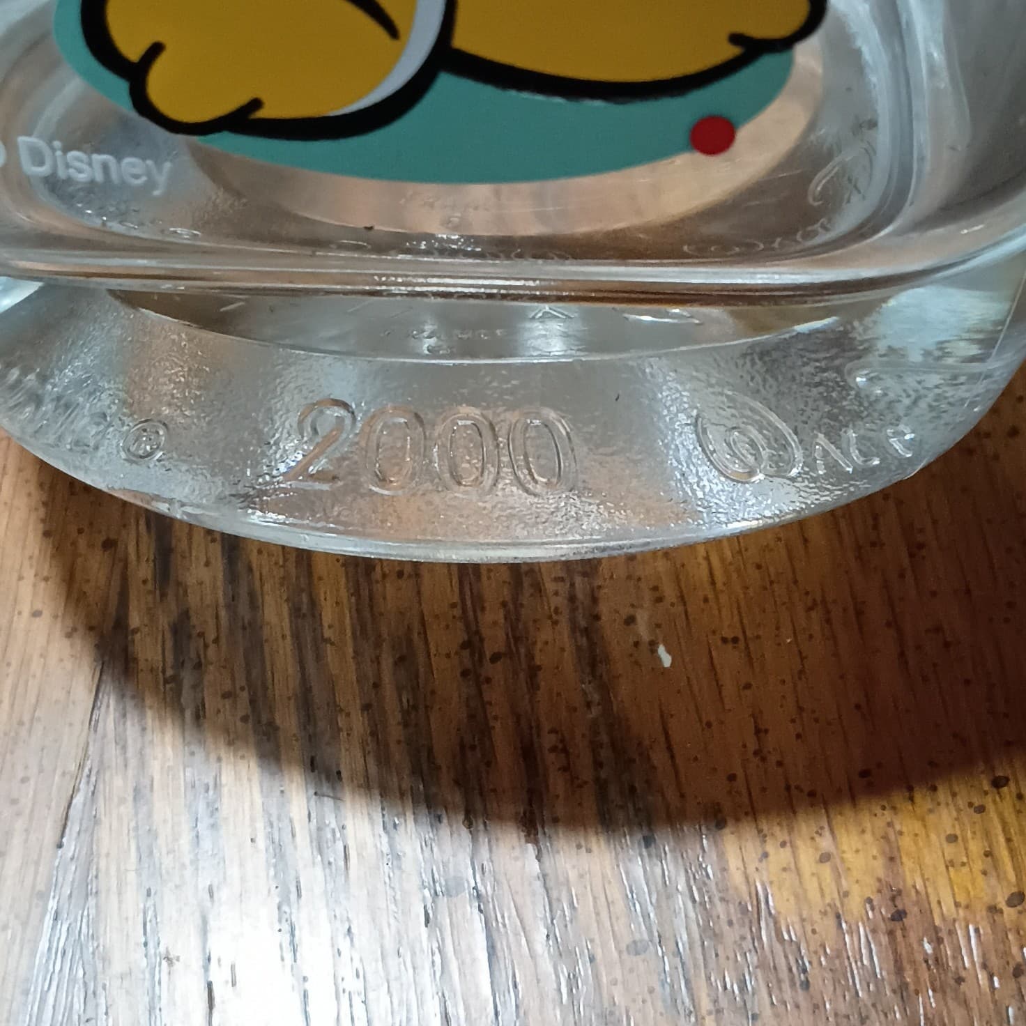 Antique 2000 Walt Disney World McDonalds Disney Glasses Cups Mickey VTG Set of 8 - Thumbnail 6