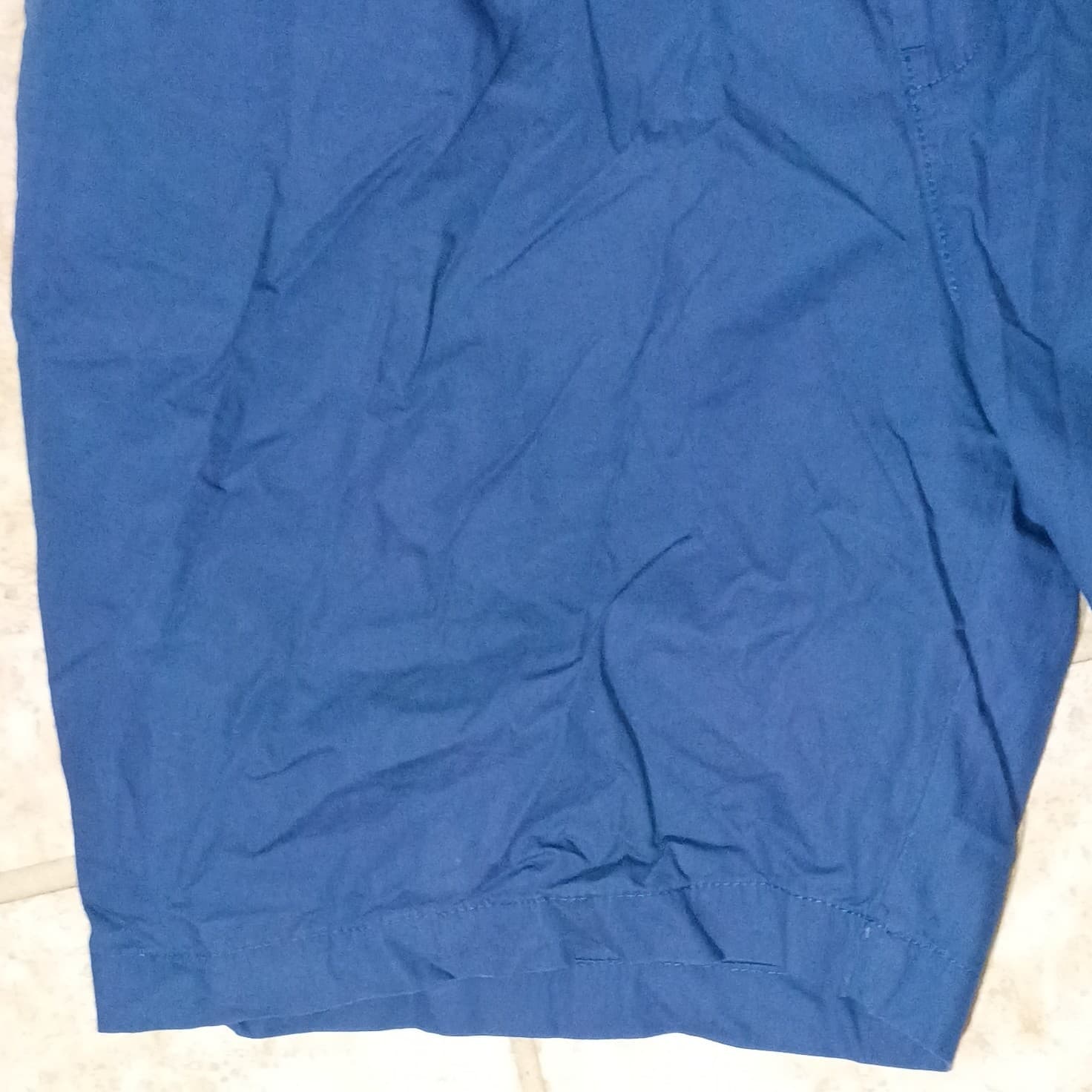 Chaps Ralph Lauren Shorts Mens 40 Blue Pleated Chino Cotton Pockets Summer - Thumbnail 6