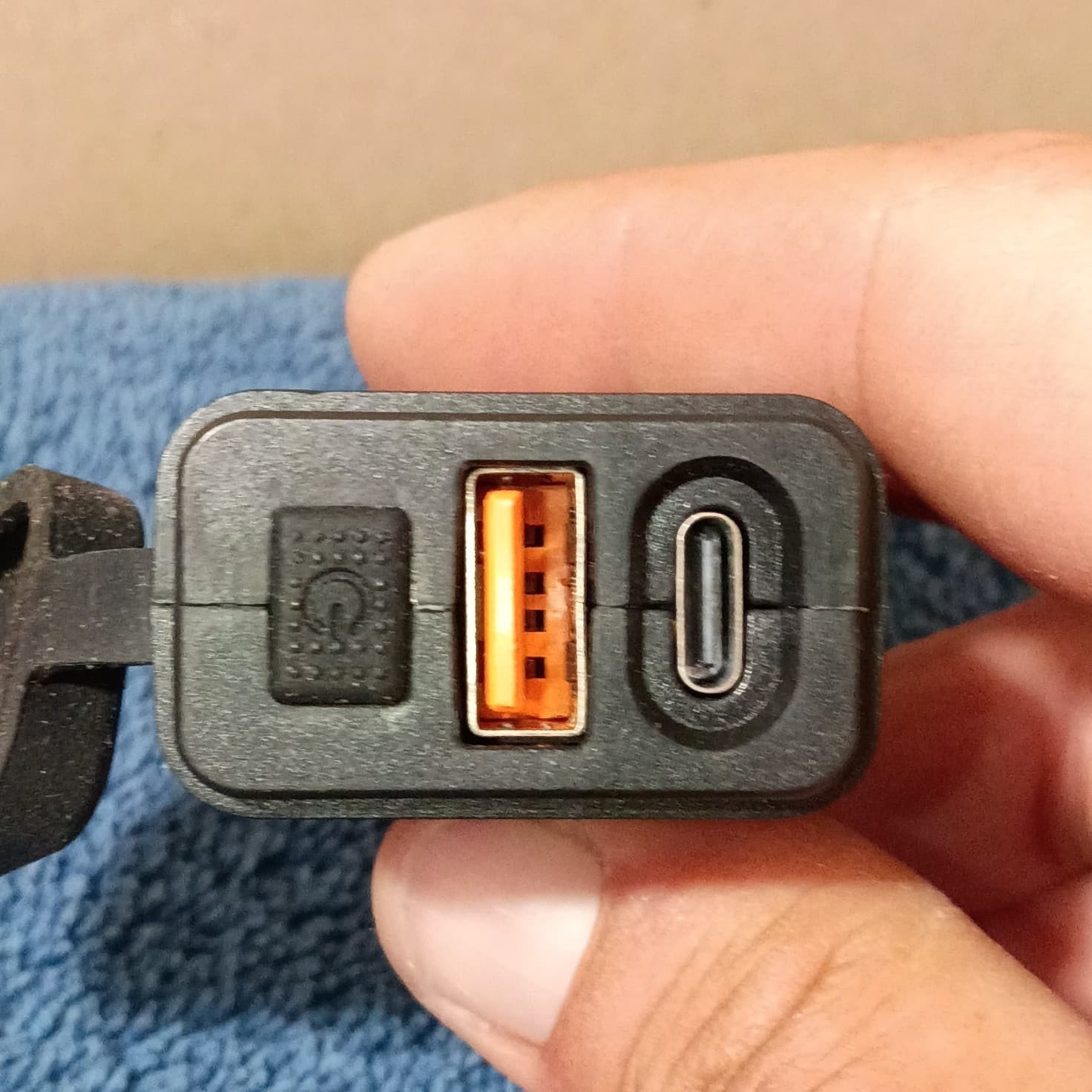 Motorcycle Phone Charger 6.4A Dual USB Quick Charge 3.0 C PD Motorcycle USB C... - Thumbnail 4