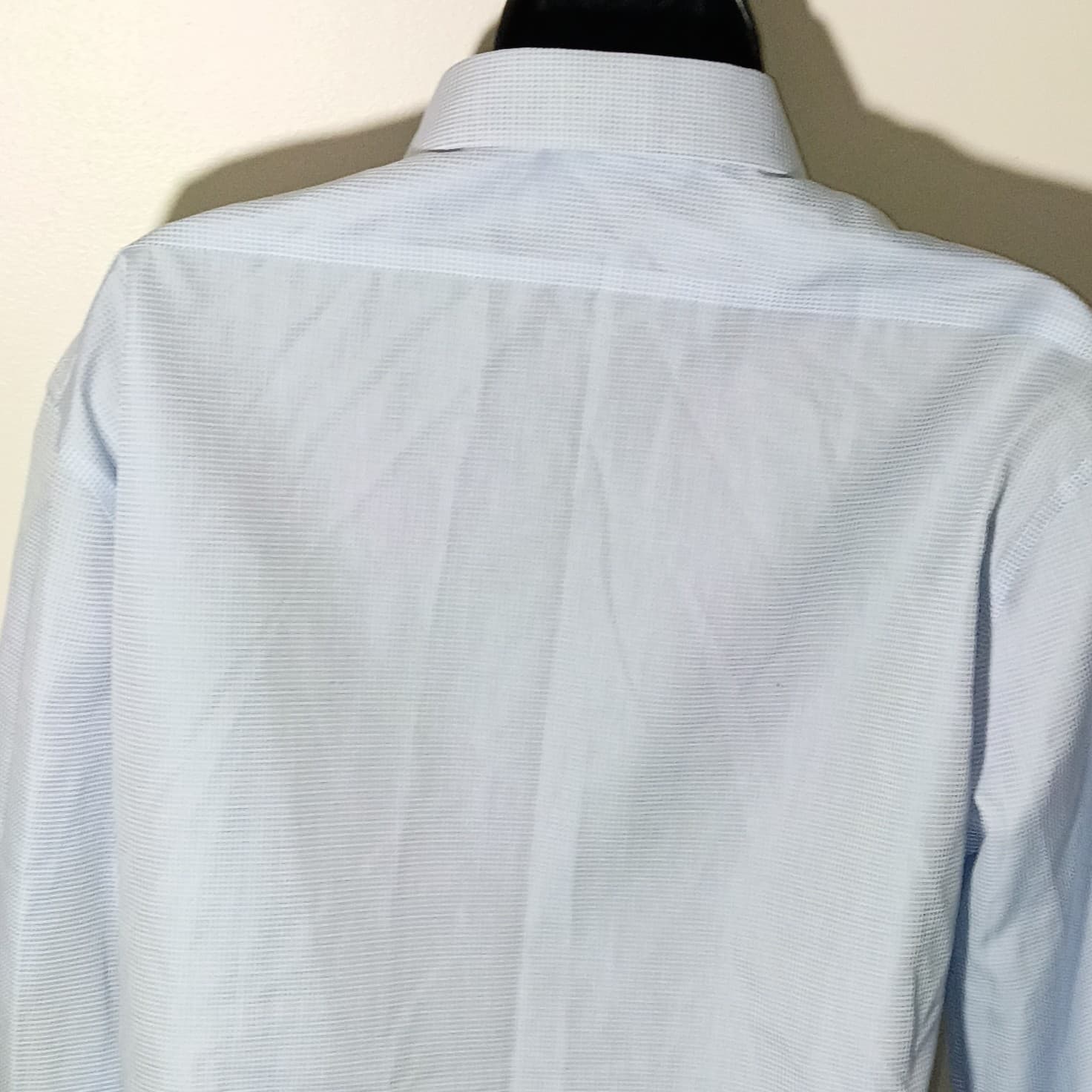 Calvin Klein Slim Performance Non-Iron Button Up Blue Men Large - Thumbnail 11