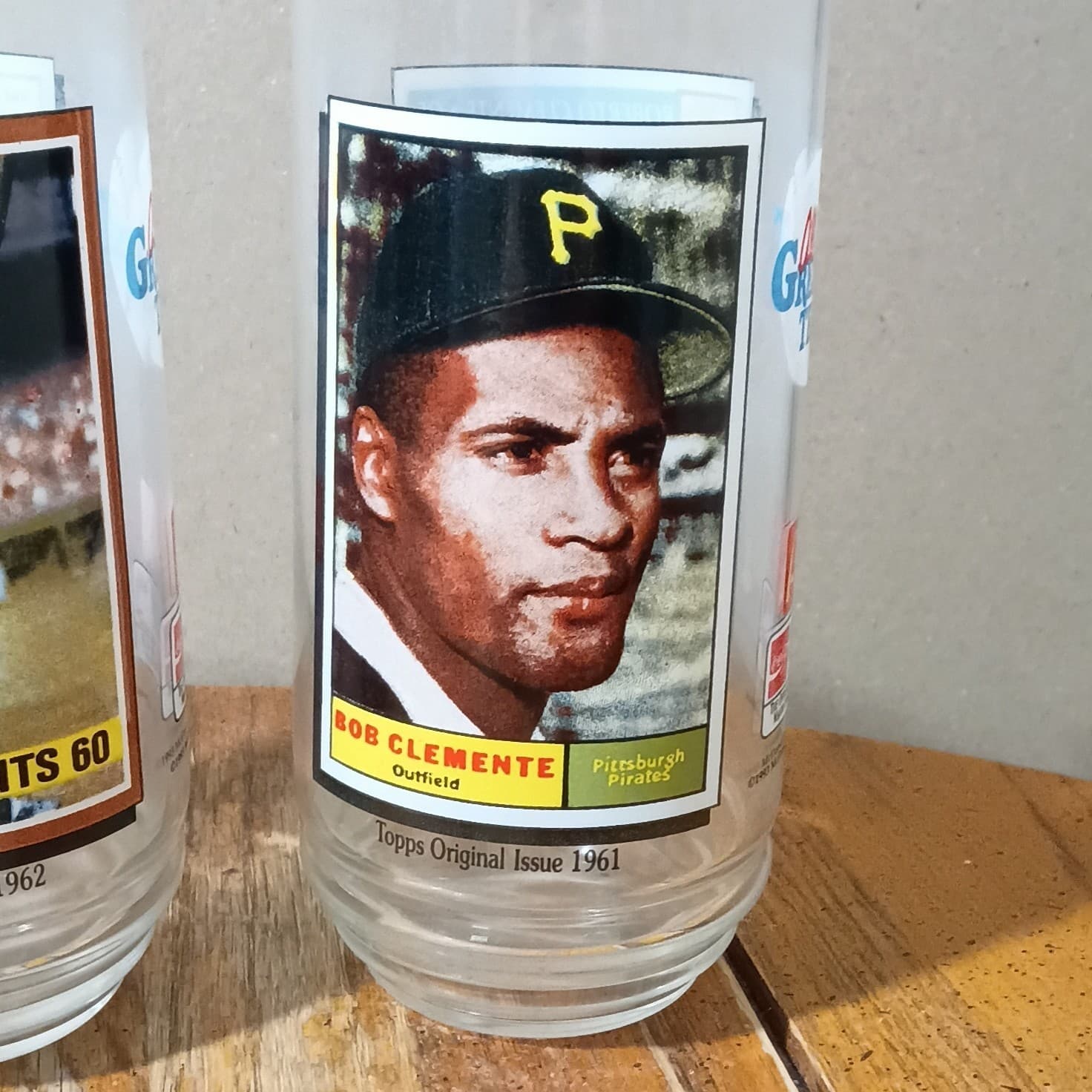 5 1993 McDonald’s All Time Greatest Team MLB Topps Baseball Glasses Mint - Thumbnail 6