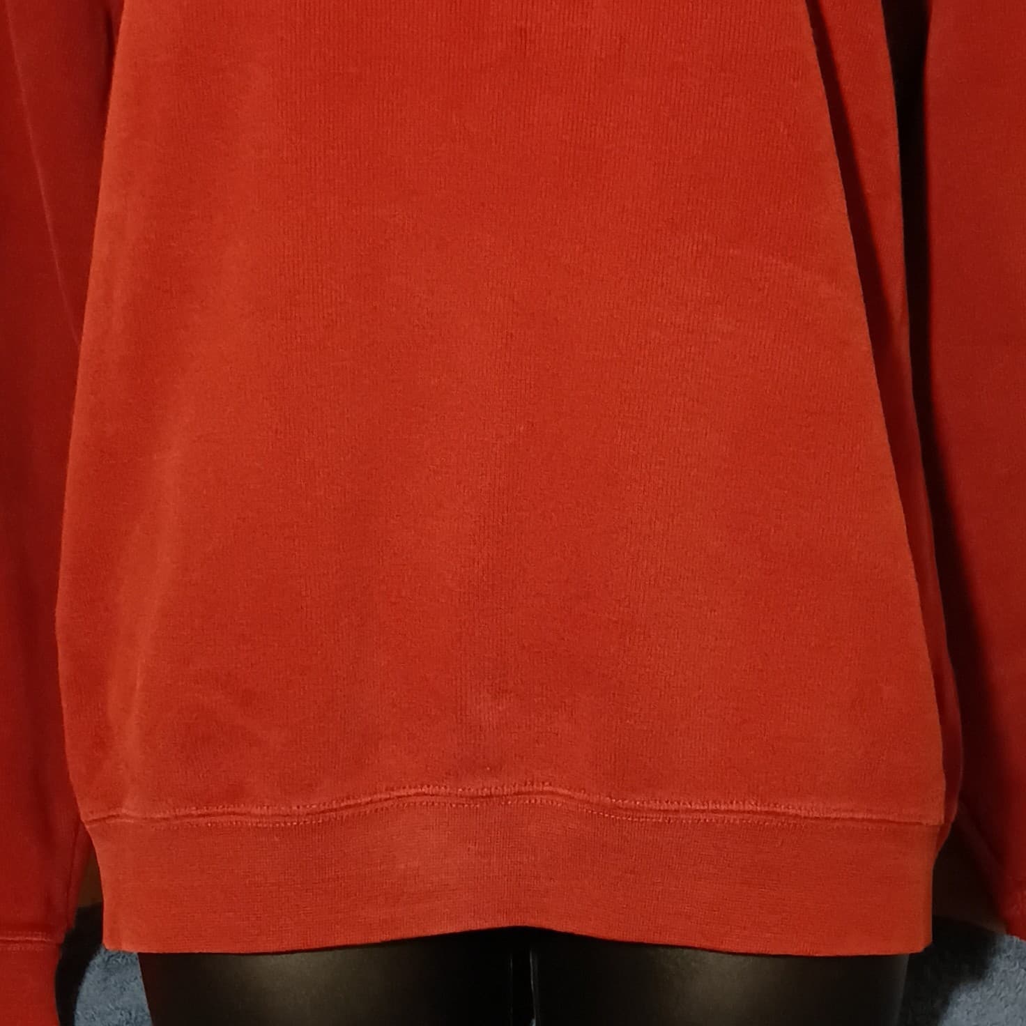 Orvis Vintage Shirt Medium 1/4 Button Pullover Red Knit Sweate Size Large - Thumbnail 7