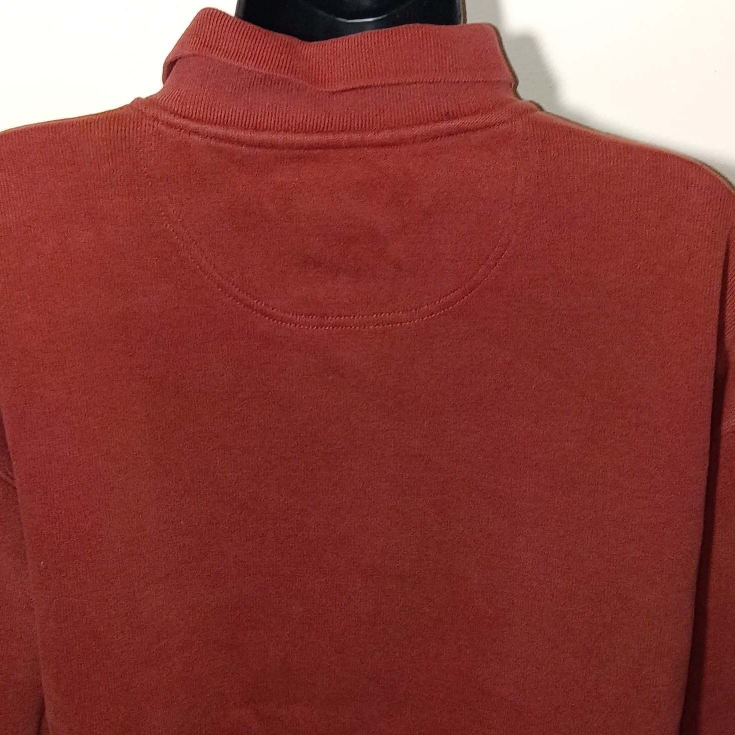 Orvis Vintage Shirt Medium 1/4 Button Pullover Red Knit Sweate Size Large - Thumbnail 10