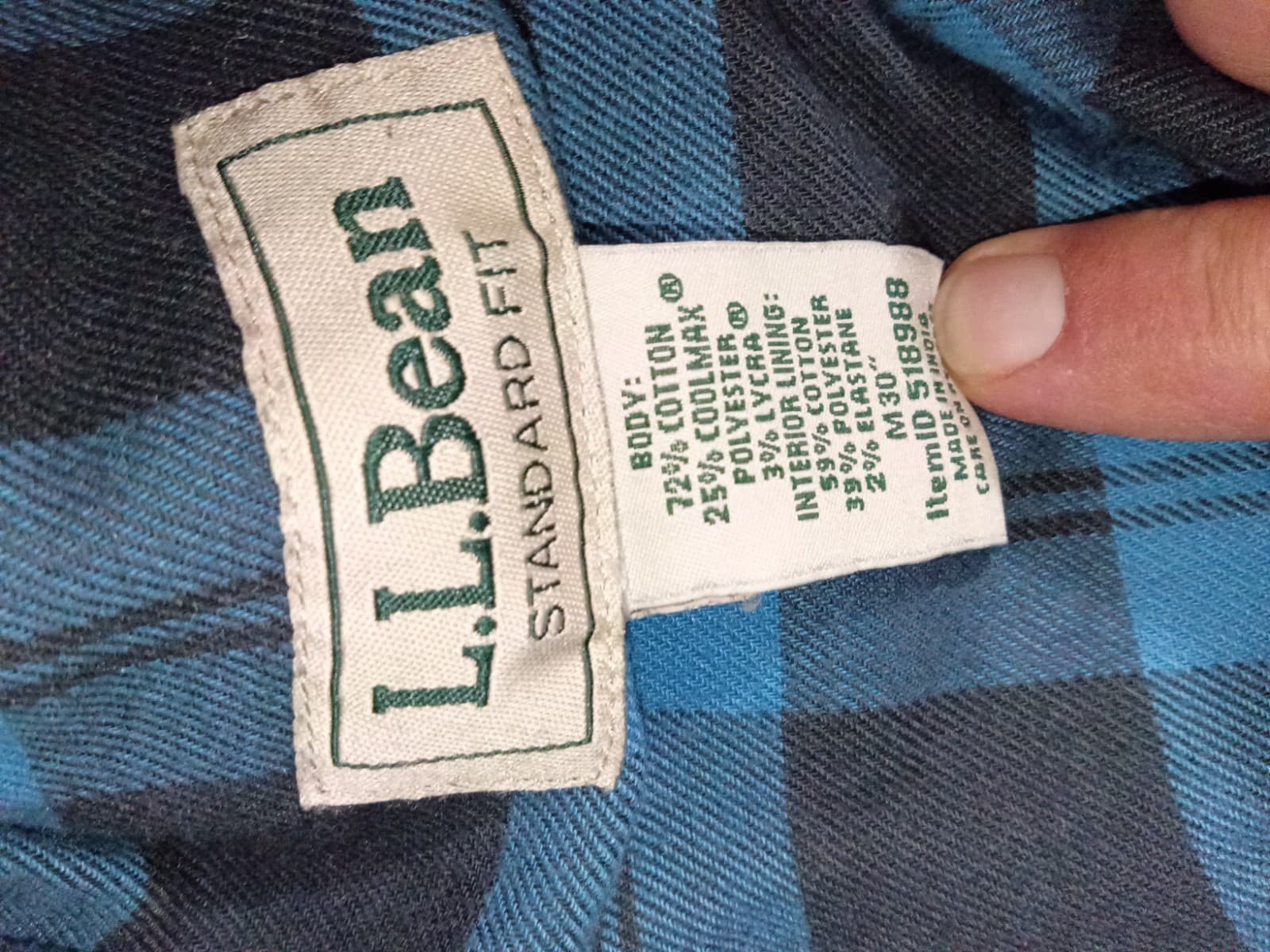 LL Bean BeanFlex Pants Mens M x 30" Gray Standard Fit Straight Drawstring Khaki - Thumbnail 7