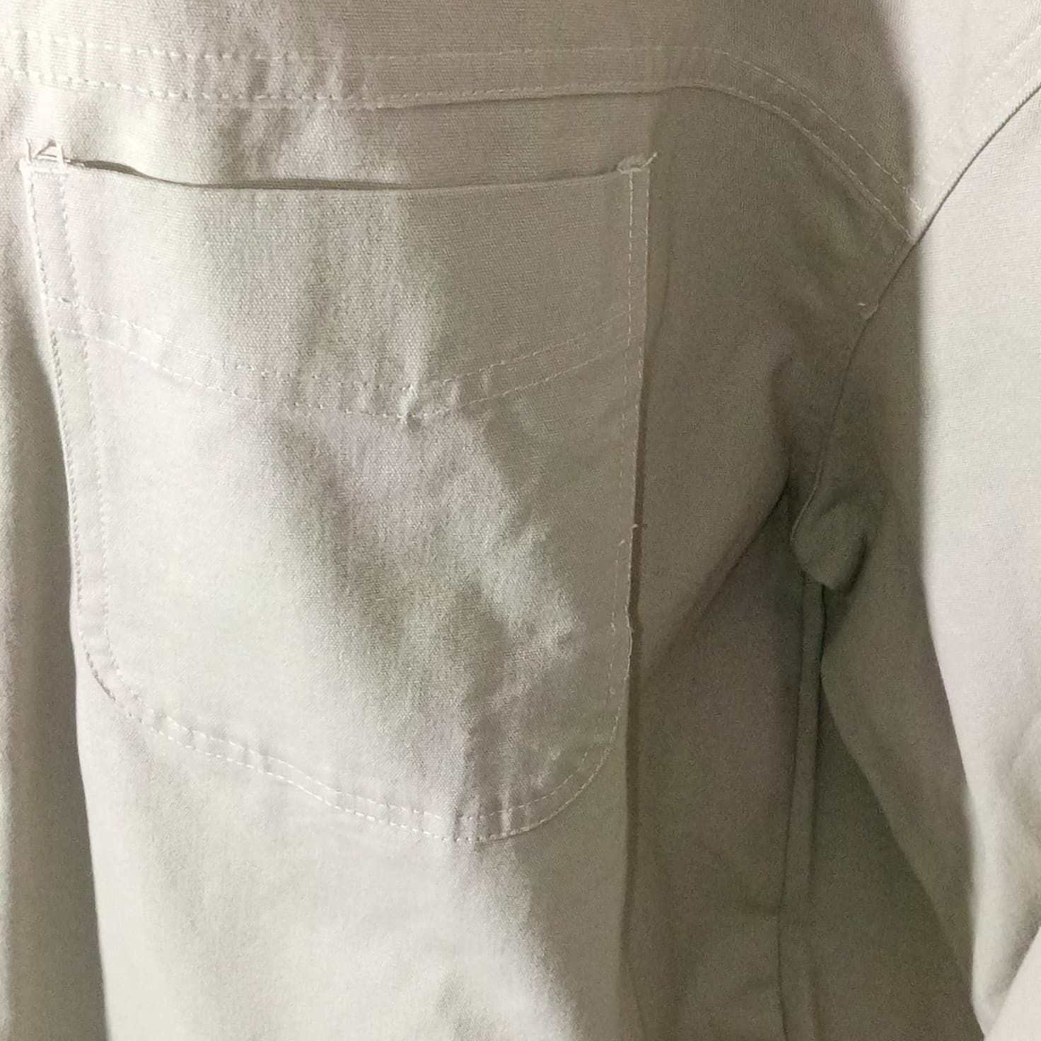 Vintage Marlboro Button Shirt Men 2XL Khaki Tan Safari Ranch Promo Pocket Work - Thumbnail 8