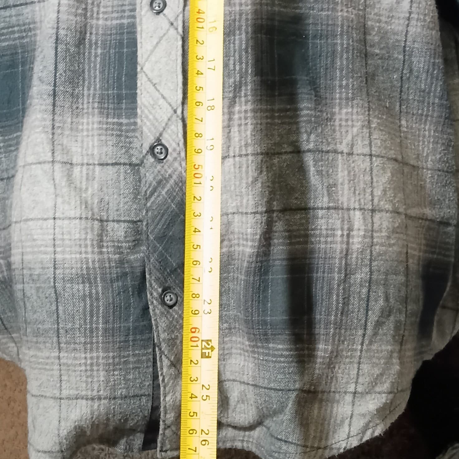 ROCK & REPUBLIC Flannel Mens Size Large Dark Plaid - Thumbnail 14