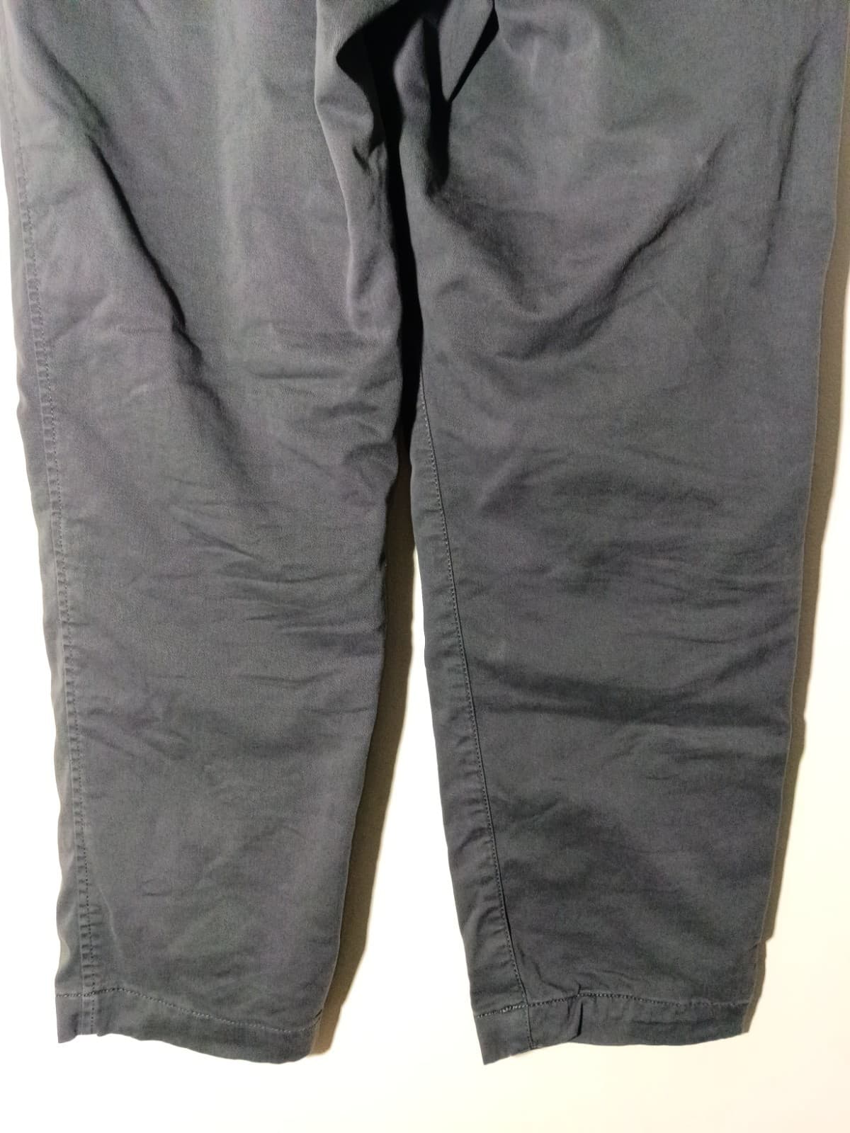 LL Bean BeanFlex Pants Mens M x 30" Gray Standard Fit Straight Drawstring Khaki - Thumbnail 5